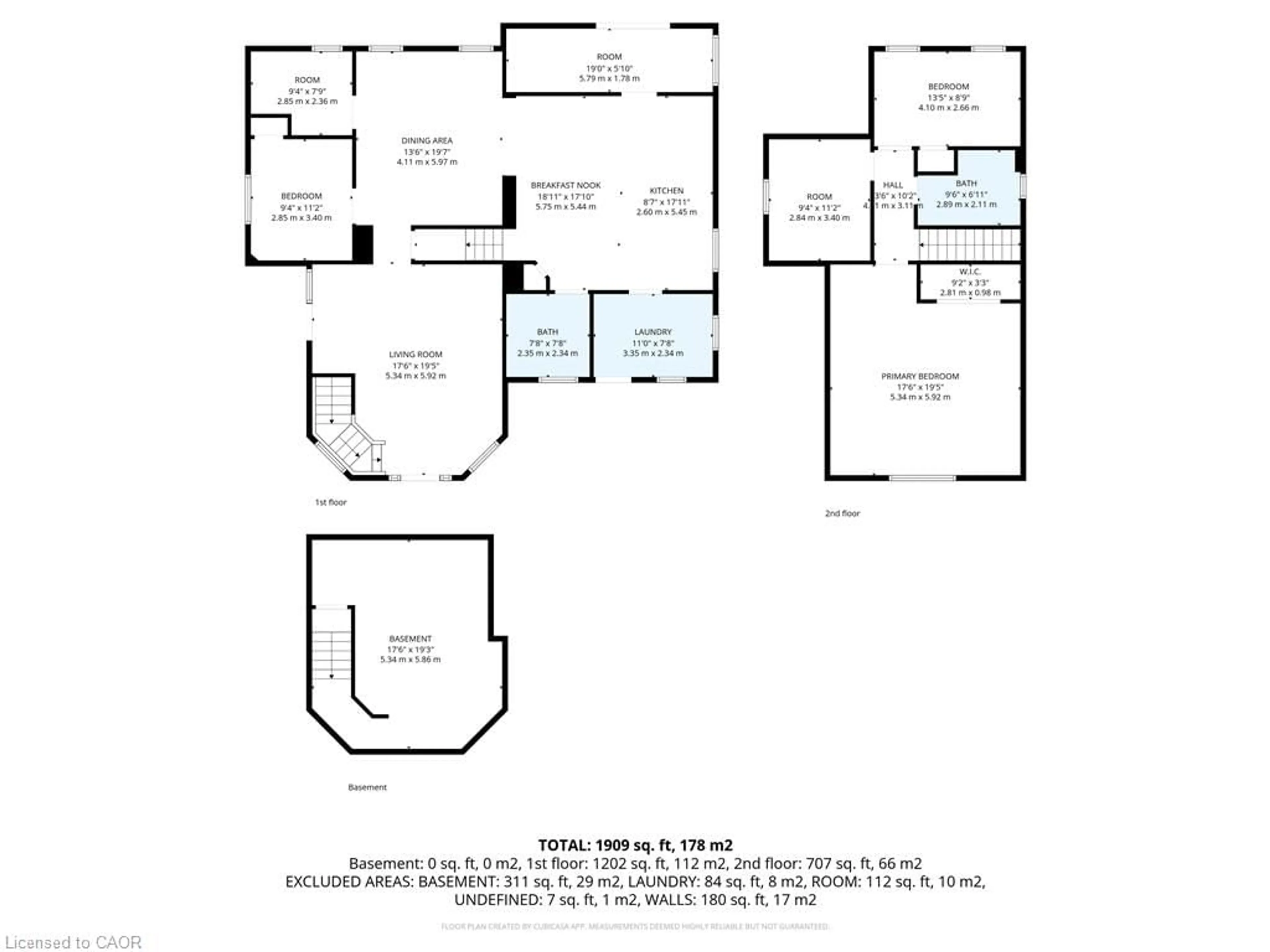 Floor plan for 527 Bond St, Watford Ontario N0M 2S0