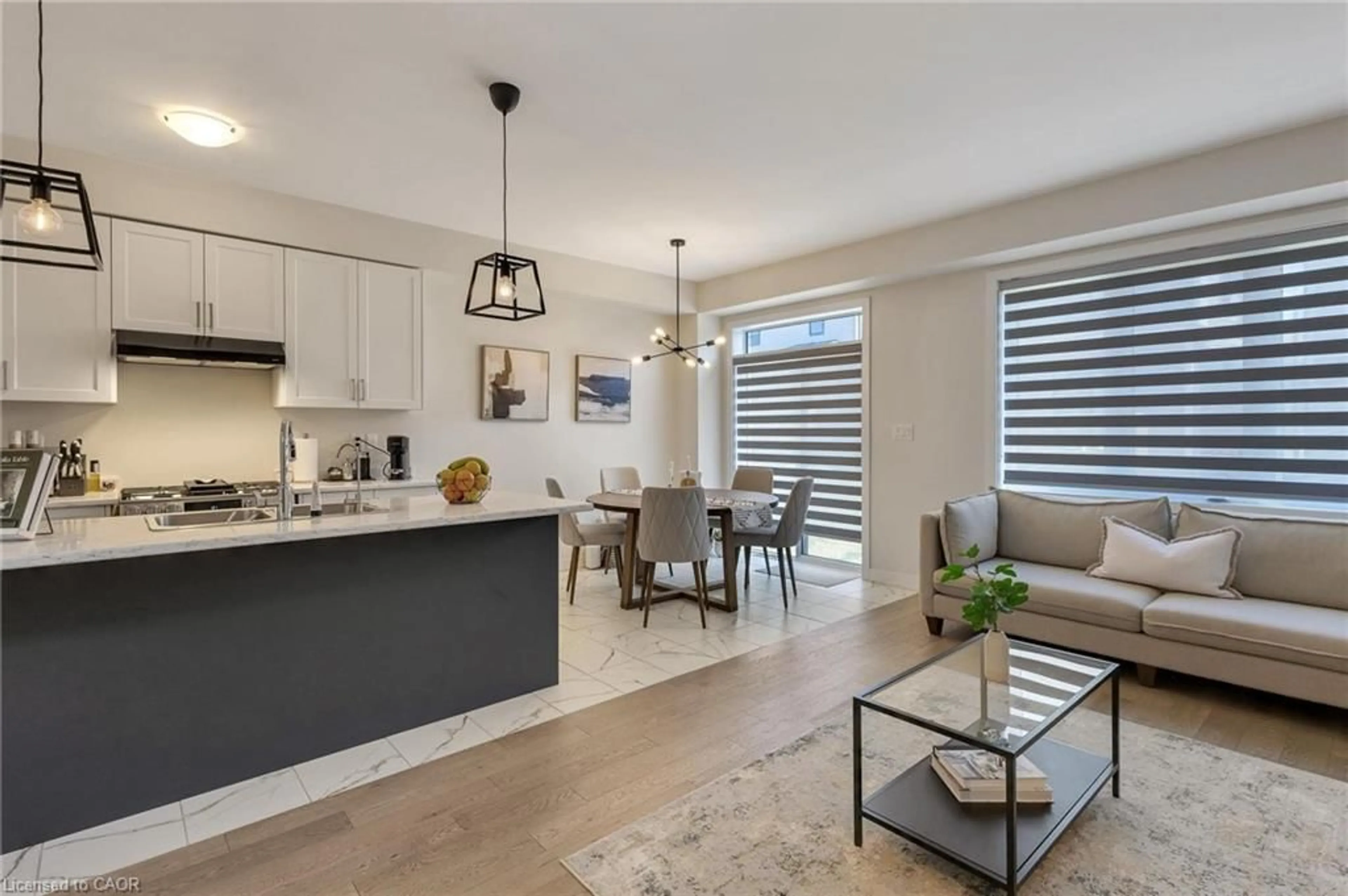 Open concept kitchen, ceramic/tile floor for 6 Sundin Dr, Caledonia Ontario N3W 0H1