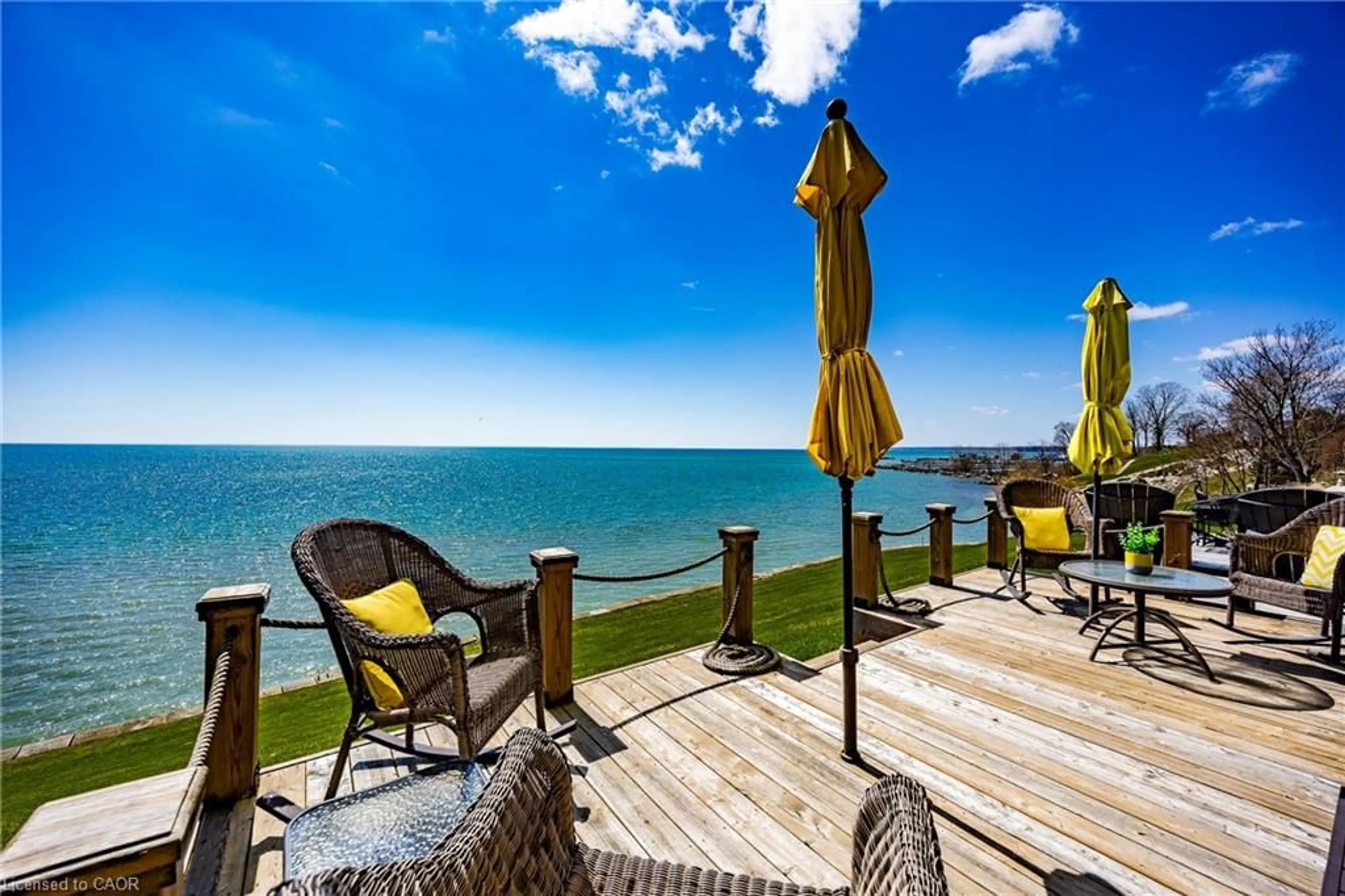 Patio, water/lake/river/ocean view for 122 Brown St #2, Port Dover Ontario N0A 1N7