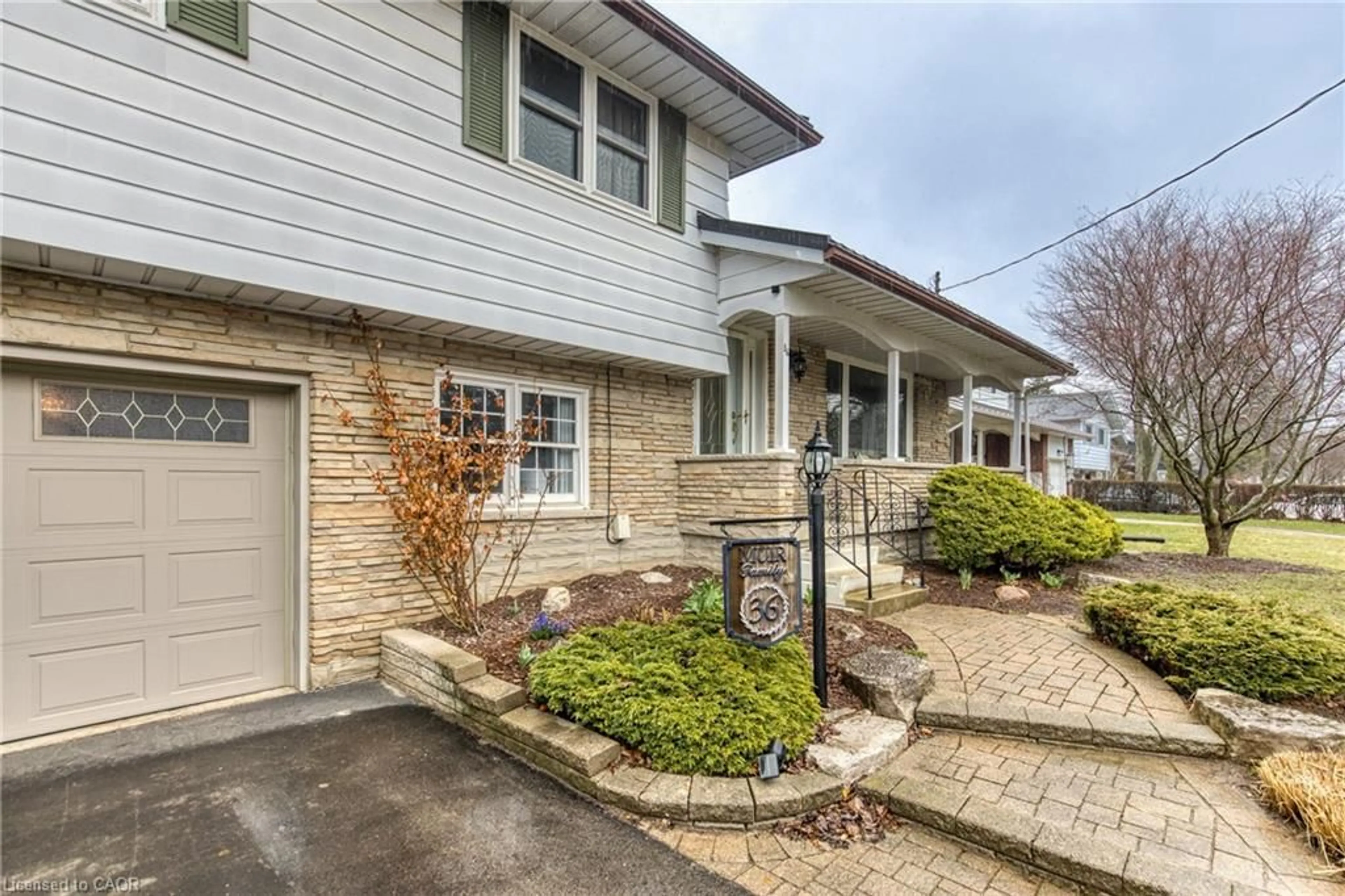 Home with brick exterior material, street for 36 Randerson Ave, Kitchener Ontario N2H 3L9