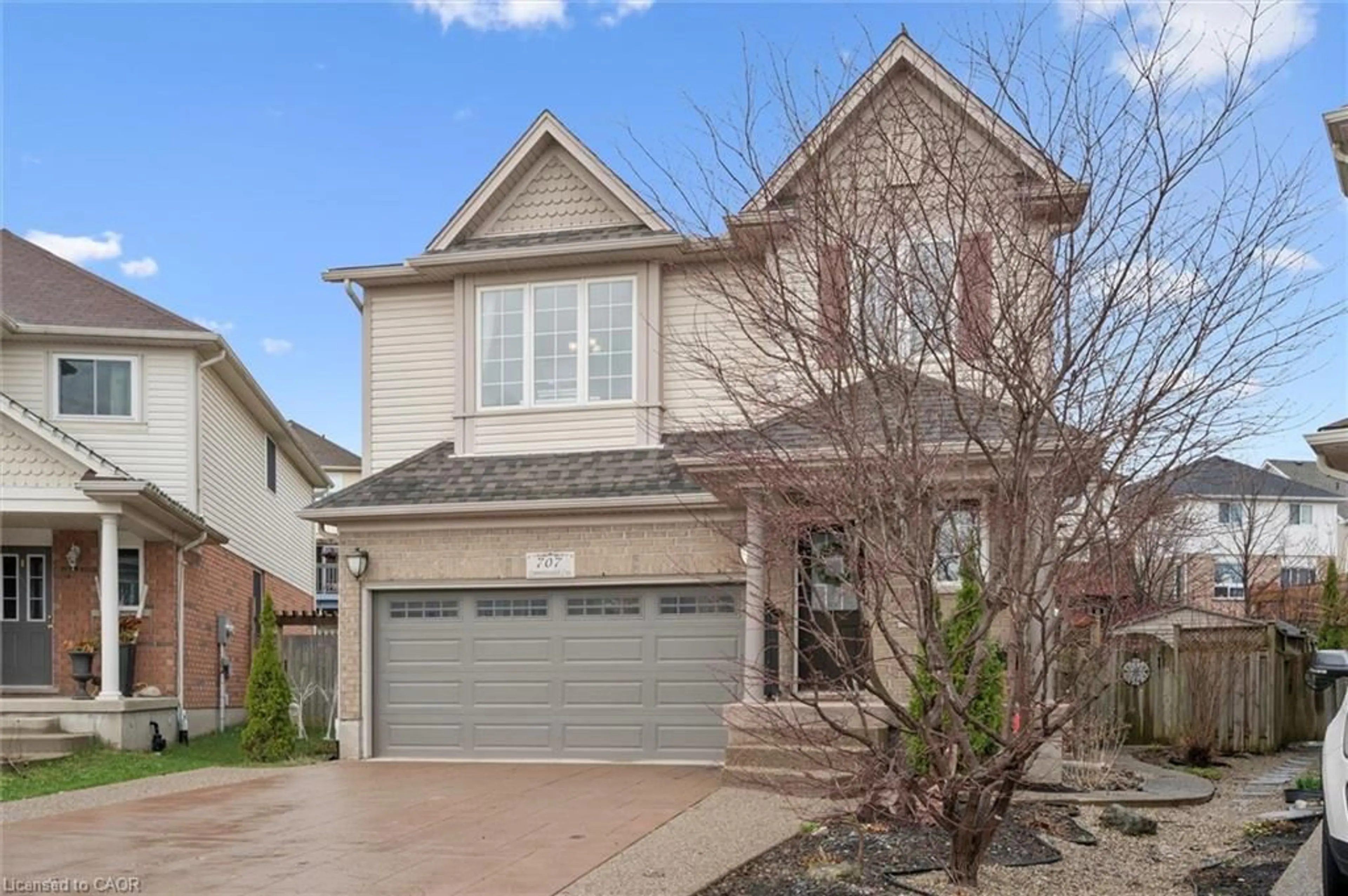 Home with brick exterior material, street for 707 Commonwealth Cres, Kitchener Ontario N2E 4J8