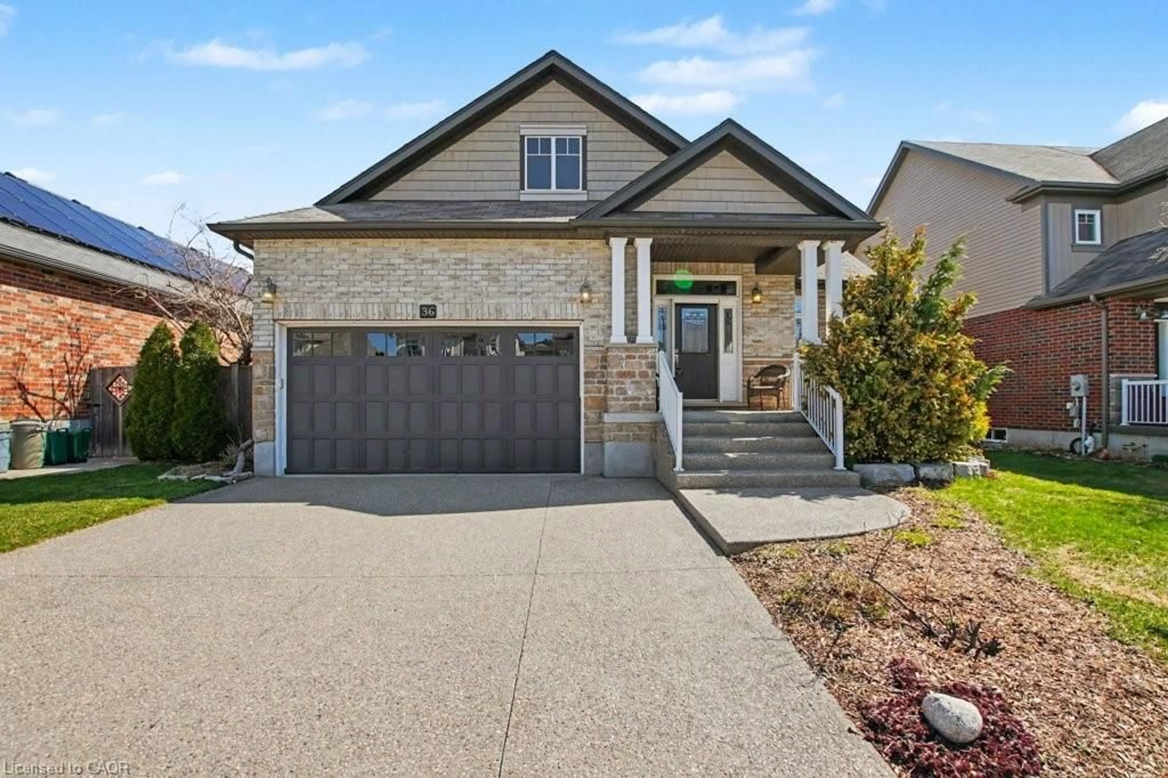 Home with brick exterior material, street for 36 Freure Dr, Cambridge Ontario N1S 0A2