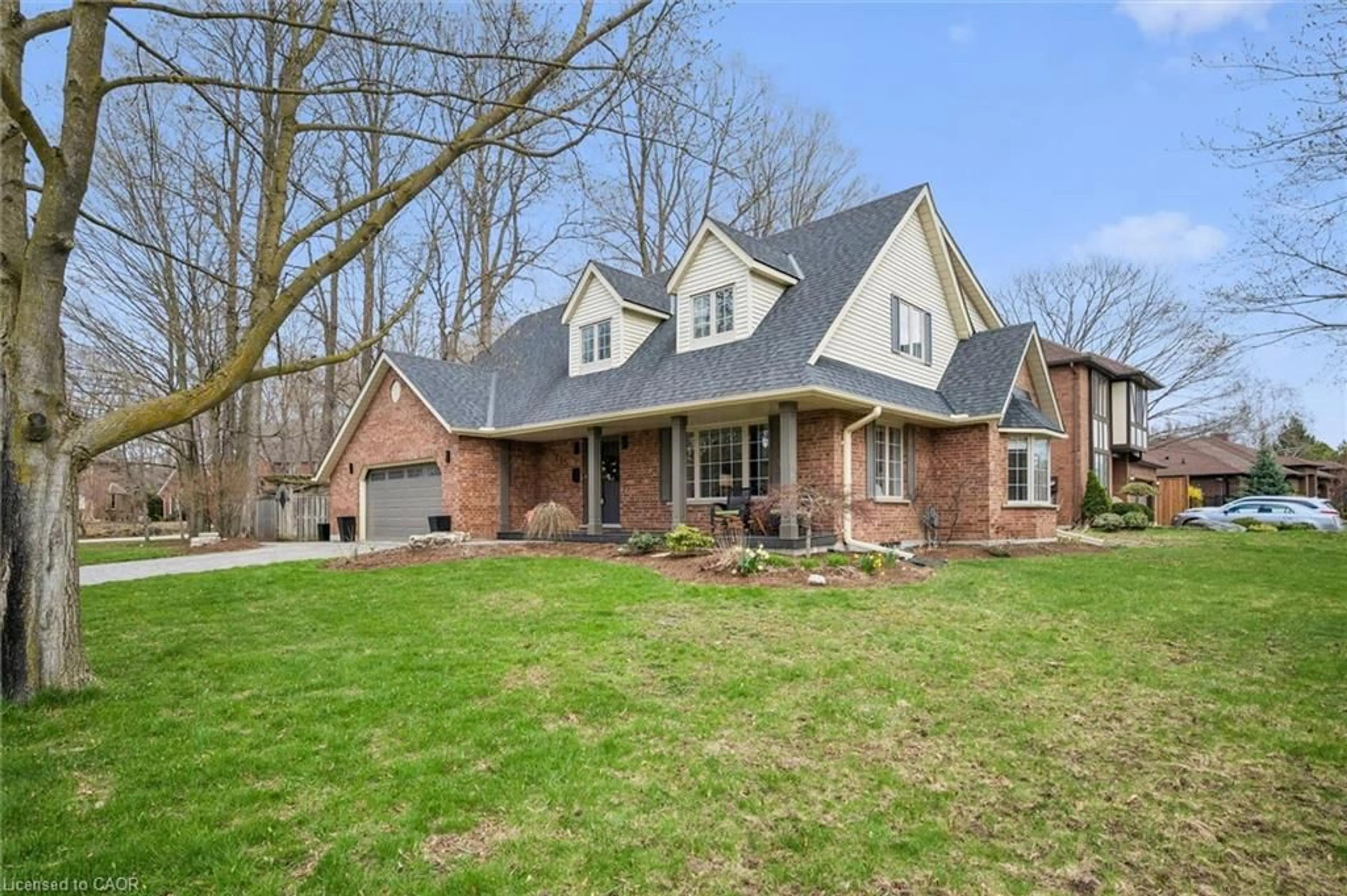 Home with brick exterior material, street for 245 Shagbark Crt, Waterloo Ontario N2K 3H9