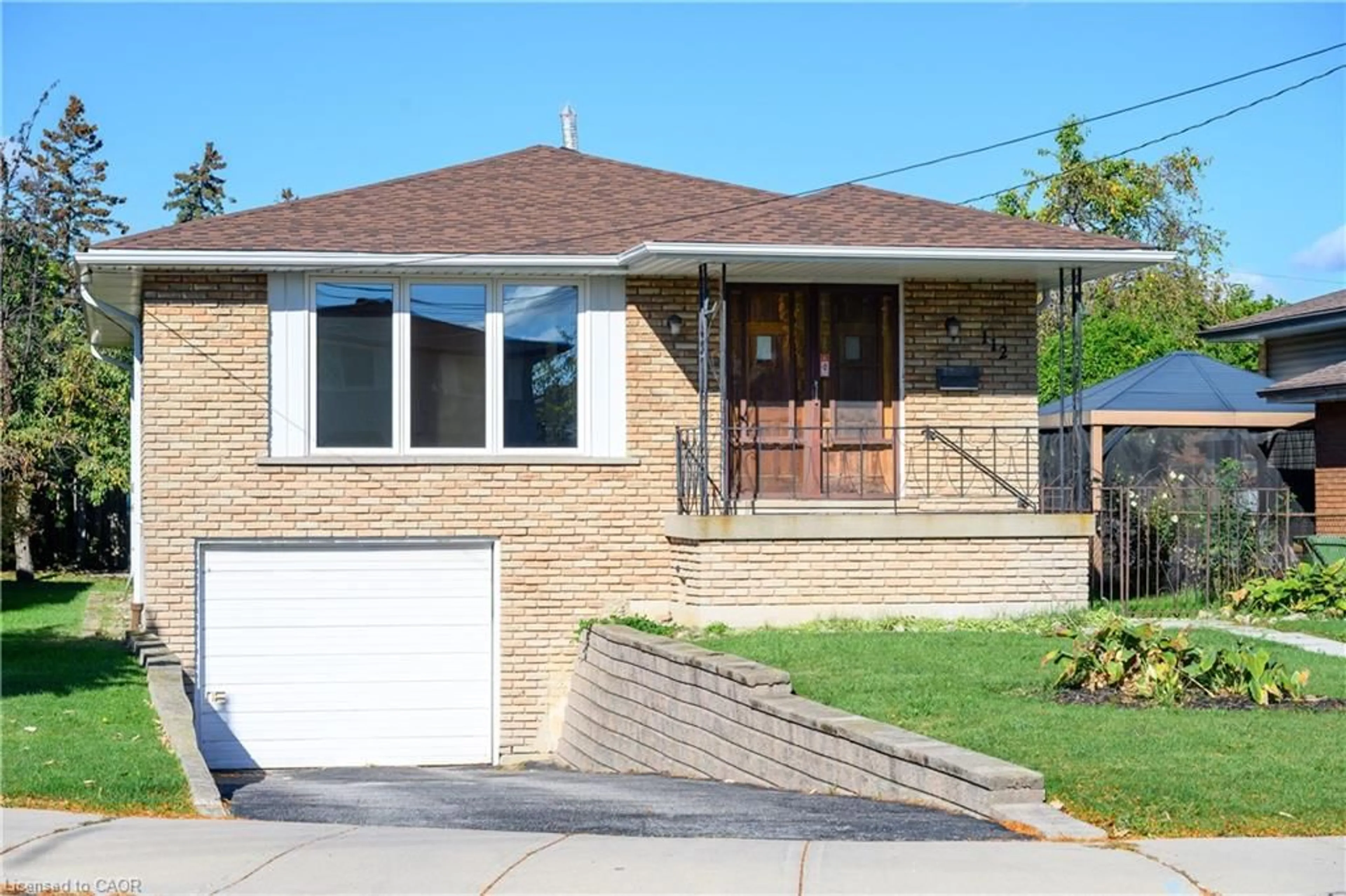 Home with brick exterior material, street for 112 Purdy Cres, Hamilton Ontario L9A 3B3