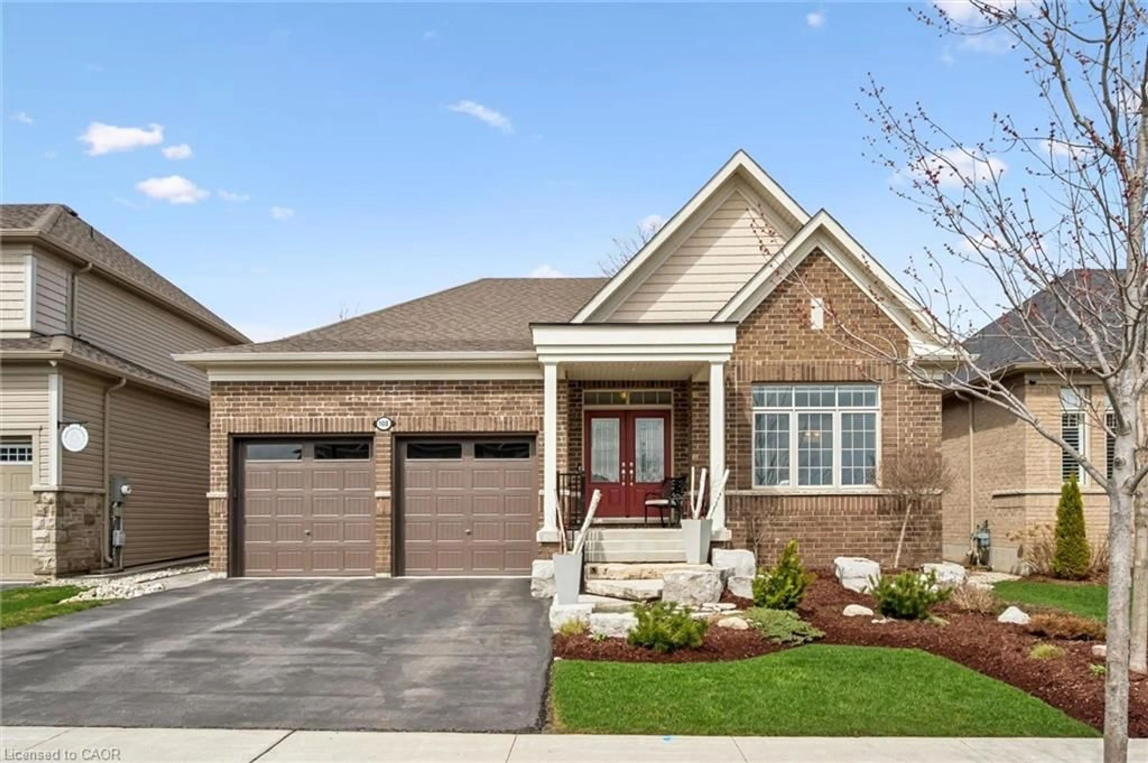 Home with brick exterior material, street for 108 Harpin Way, Centre Wellington Ontario N1M 2W3