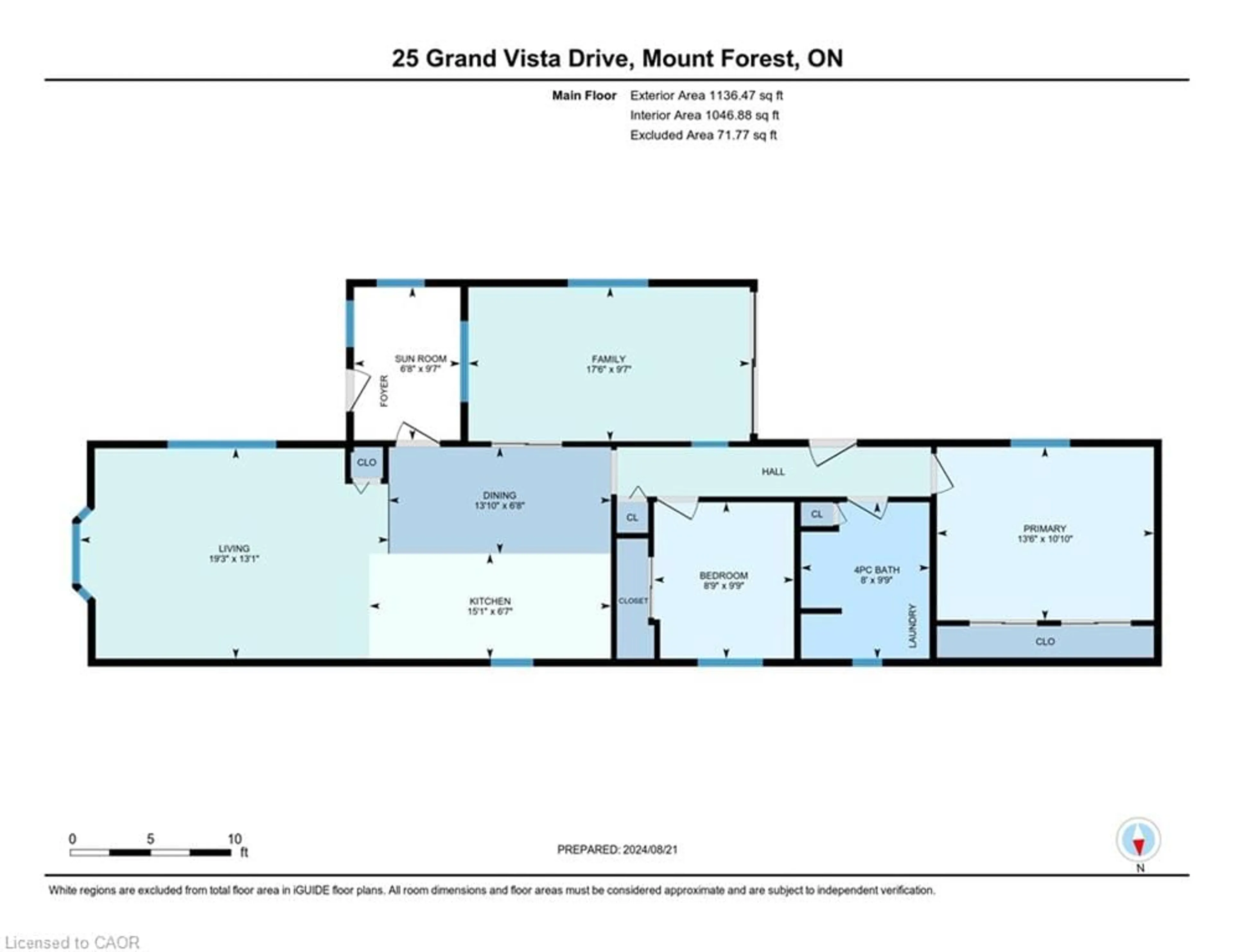 Floor plan for 25 Grand Vista Cres, Mount Forest Ontario N0G 2L0
