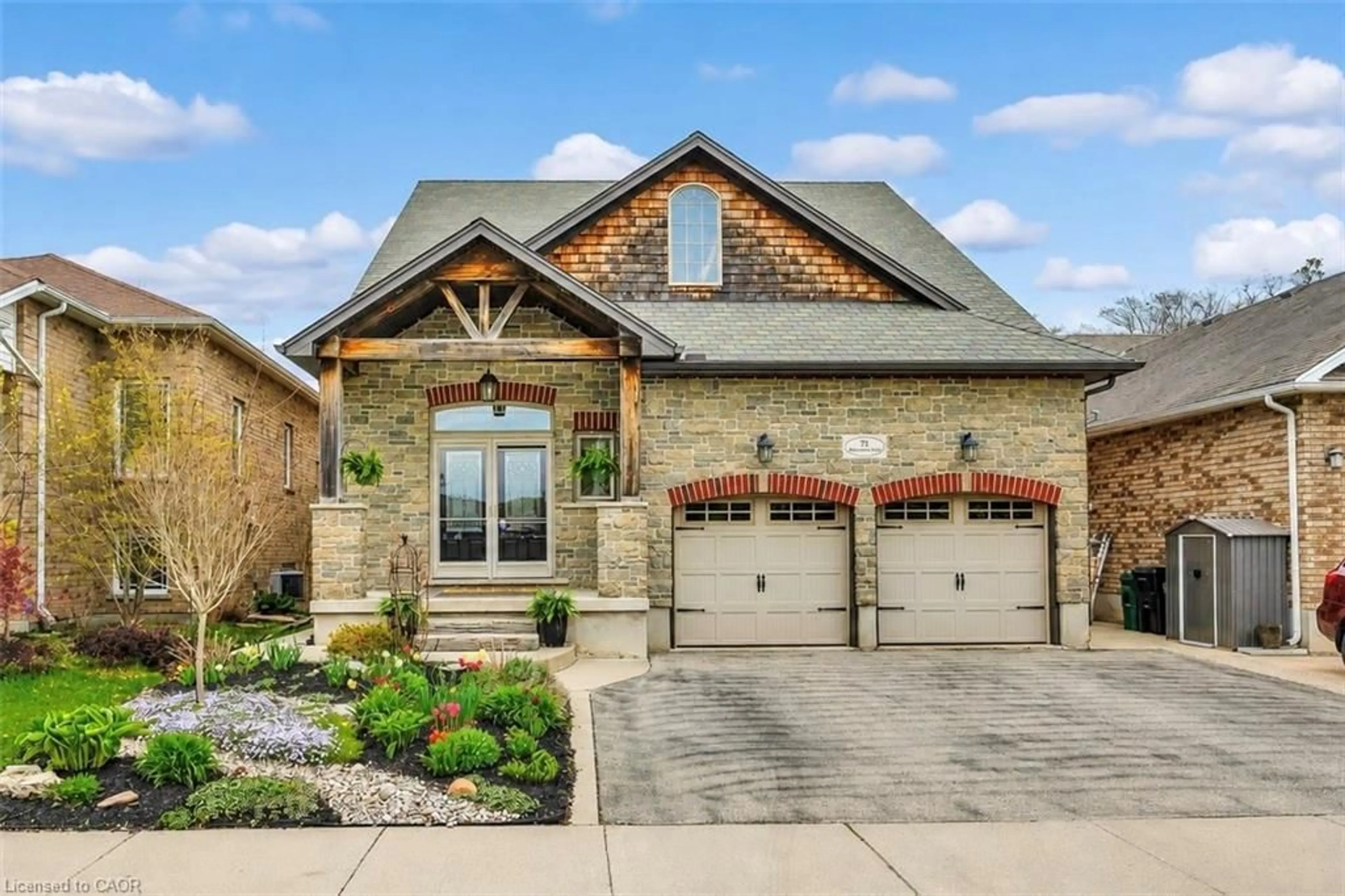 Home with brick exterior material, street for 71 Birkinshaw Rd, Cambridge Ontario N1P 0A7