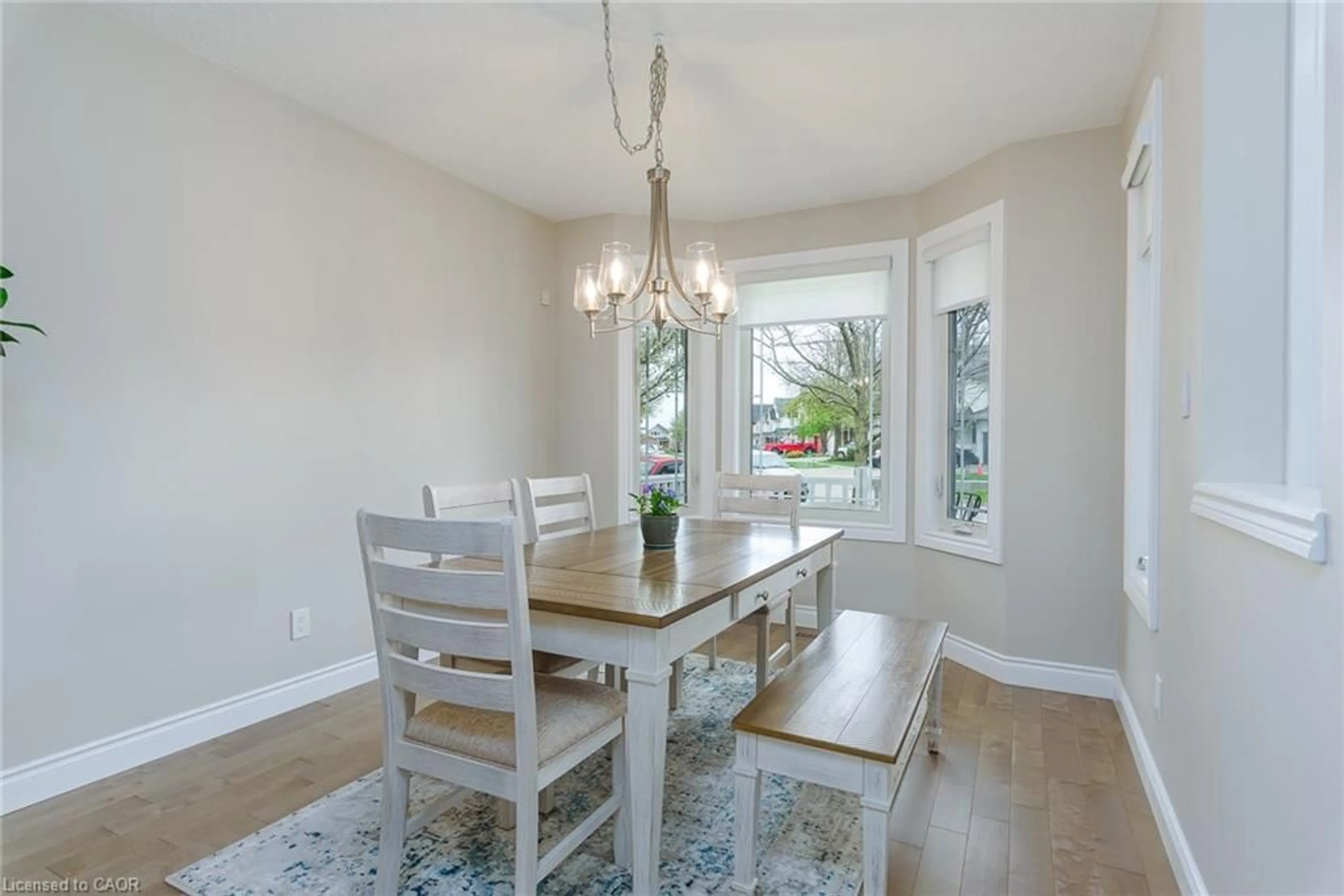 Dining room, wood/laminate floor for 64 Marcy Cres, Cambridge Ontario N3C 4H5