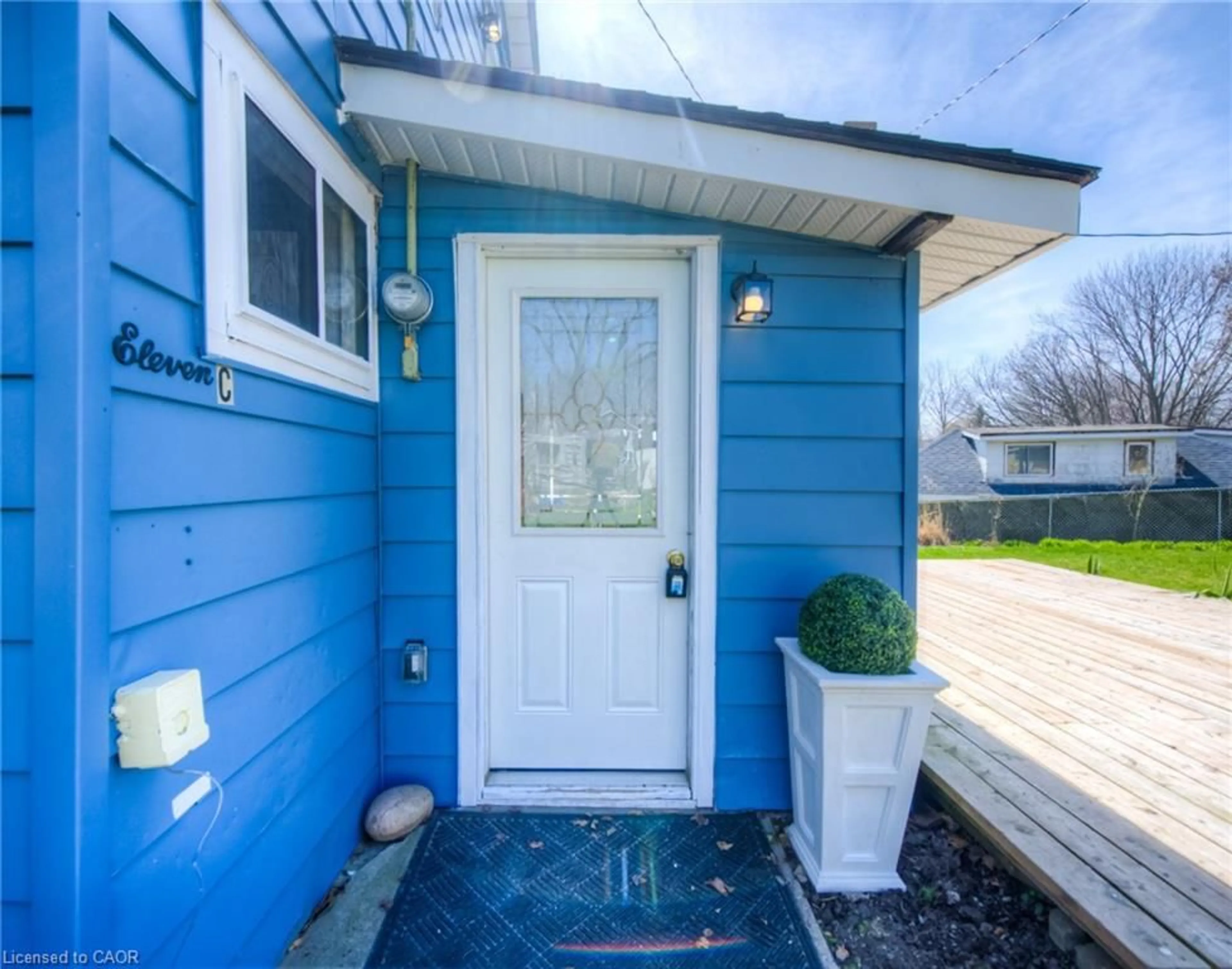 Home with vinyl exterior material, street for 11C Glenwood St, Port Dover Ontario N0E 1N0