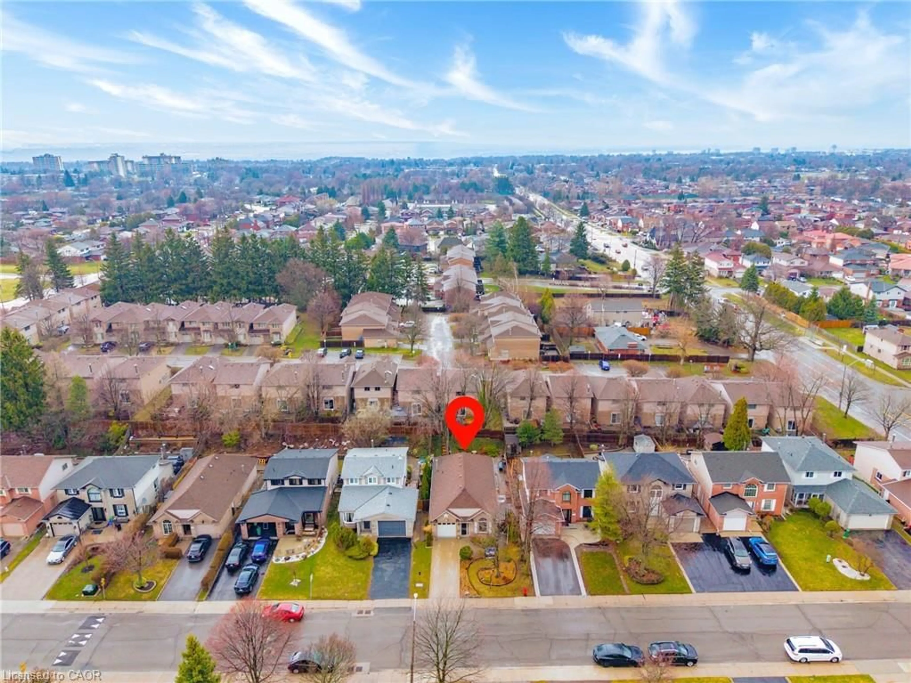 A pic from outside/outdoor area/front of a property/back of a property/a pic from drone, unknown for 22 Novoco Dr, Hamilton Ontario L9C 7E8