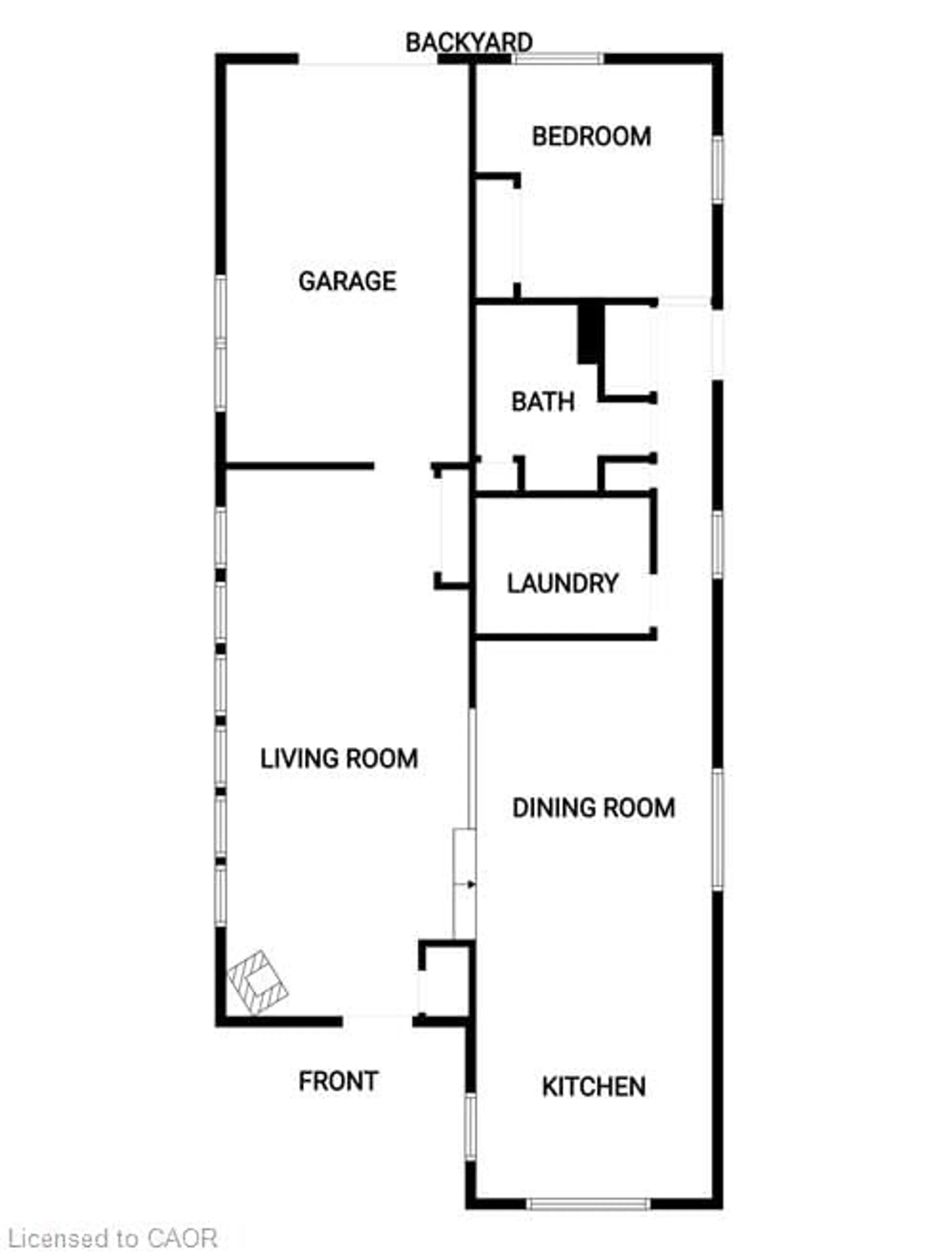 Floor plan for 57 Concession 12 #101, Flamborough Ontario L0R 1K0