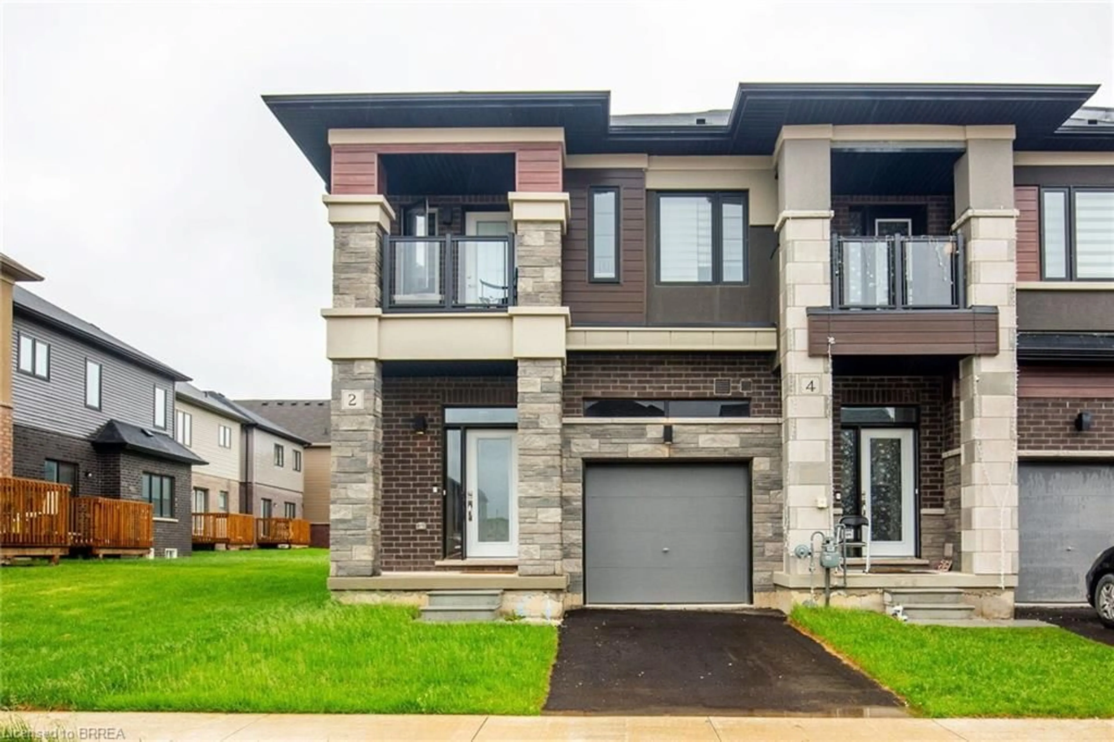 Home with brick exterior material, street for 2 Copeman Ave, Brantford Ontario N3V 0B3