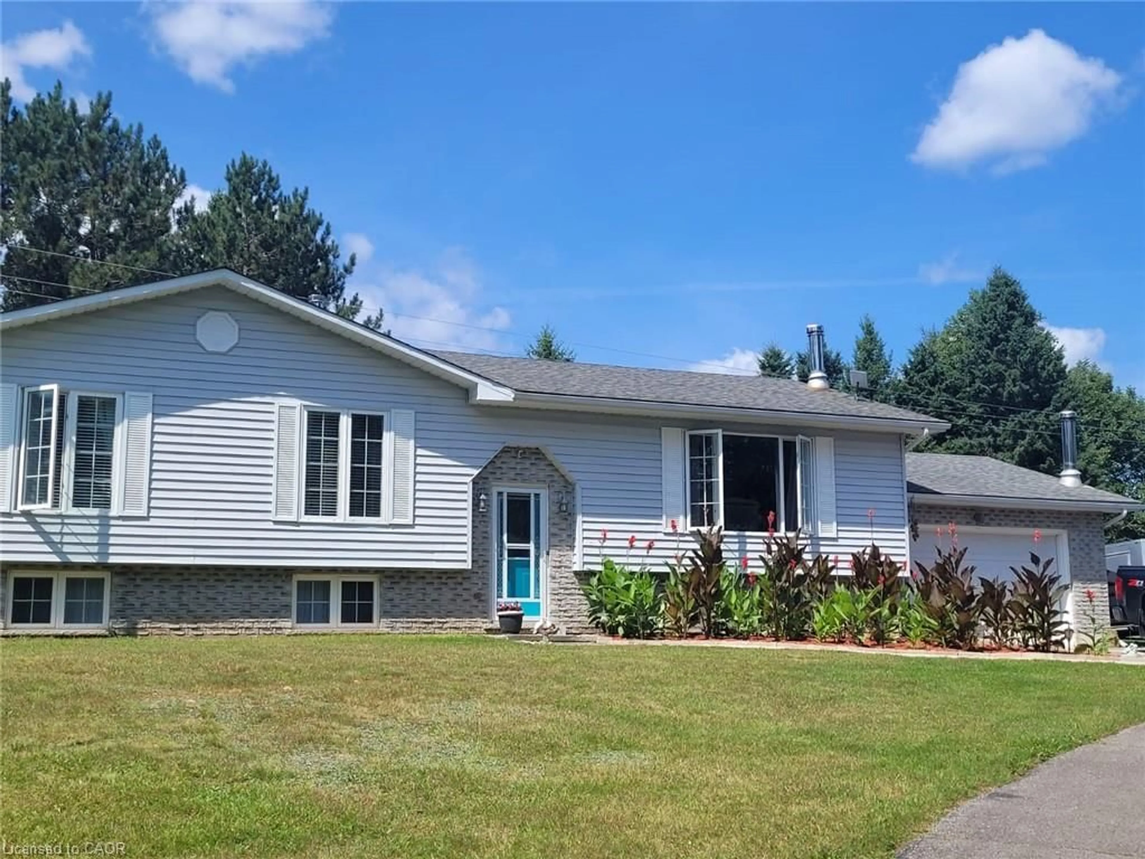 Home with vinyl exterior material, street for 1719 Weslemkoon Lake Rd, Gilmour Ontario K0L 1W0