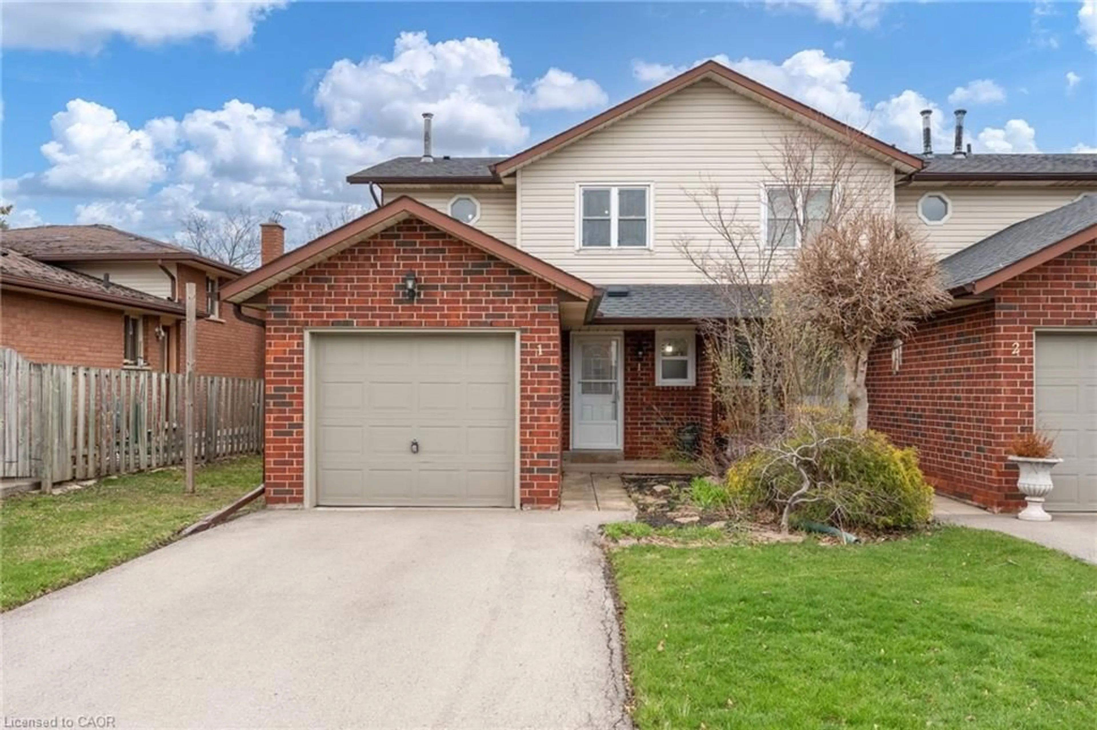 Home with brick exterior material, street for 23 Dynasty Ave #1, Stoney Creek Ontario L8G 4Z5