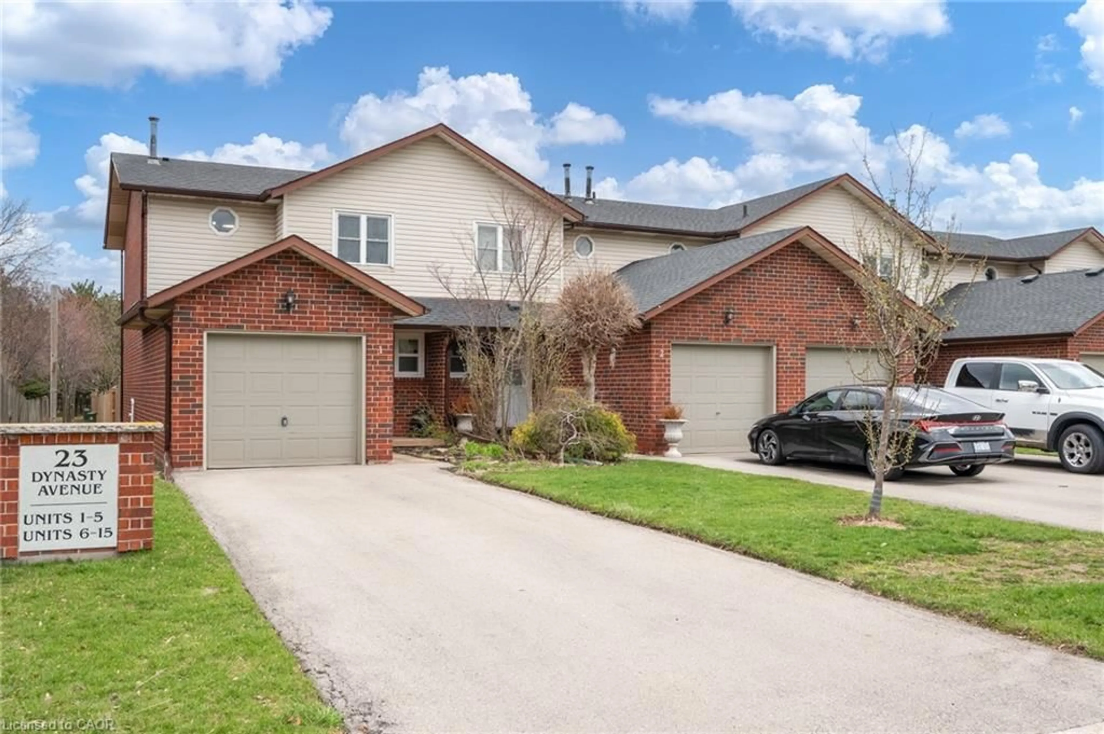Home with brick exterior material, street for 23 Dynasty Ave #1, Stoney Creek Ontario L8G 4Z5