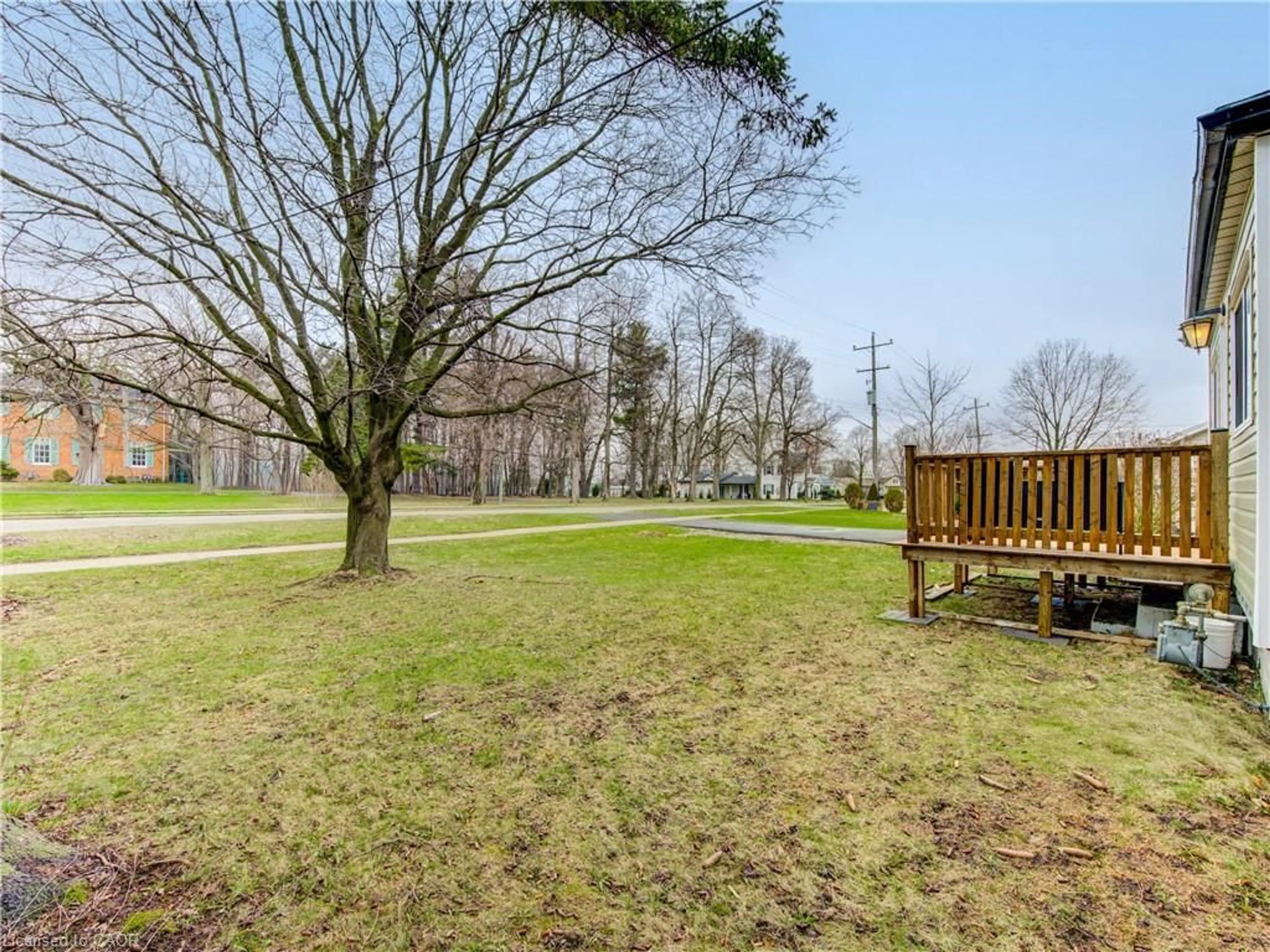 A pic from outside/outdoor area/front of a property/back of a property/a pic from drone, forest/trees view for 3593 Concession Dr, Glencoe Ontario N0L 1M0