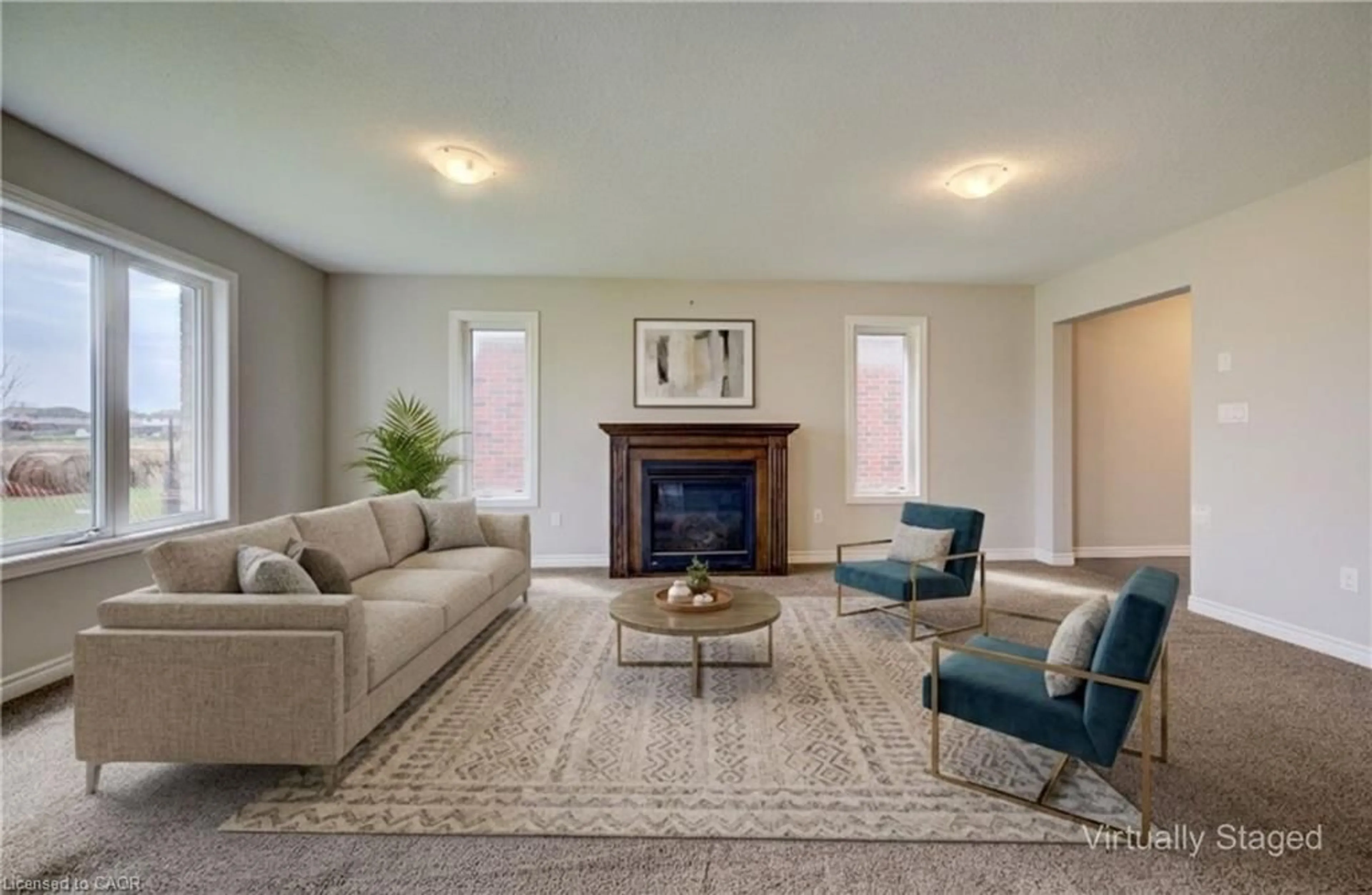 Living room with furniture, unknown for 1360 Caen Ave, Woodstock Ontario N4T 0J3