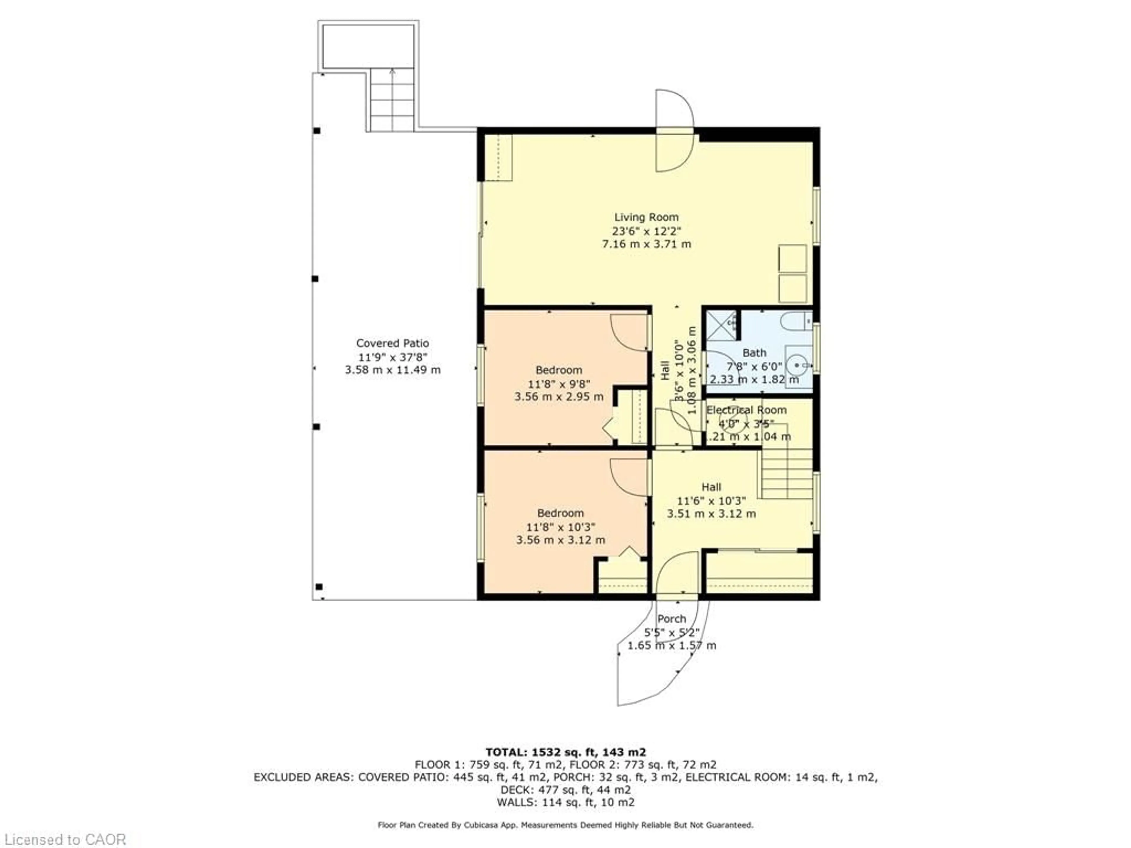 Floor plan for 1020 Dorcas Bay Rd, Tobermory Ontario N0H 2R0