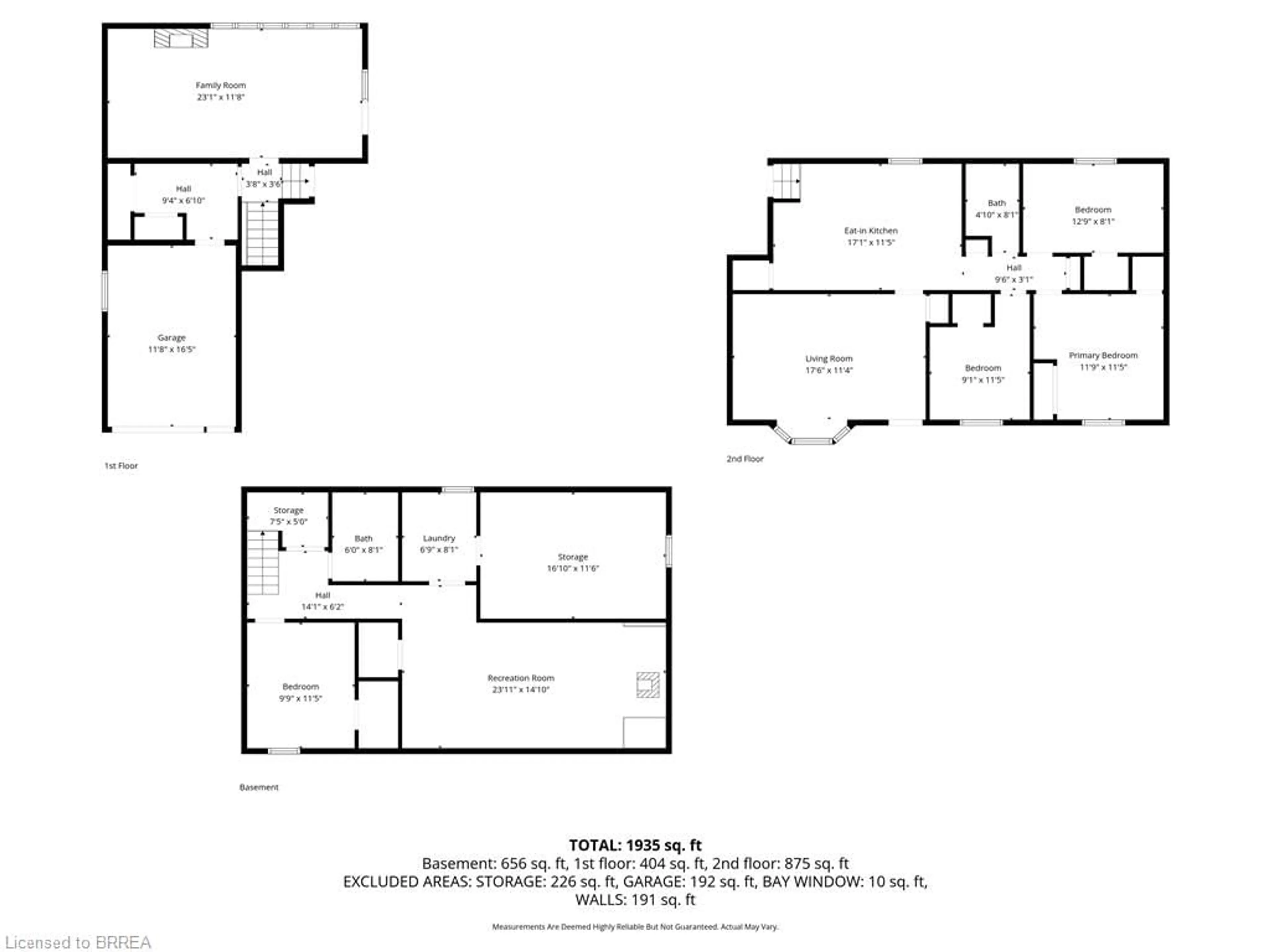 Floor plan for 12 Mccammon St, Paris Ontario N3L 1V9