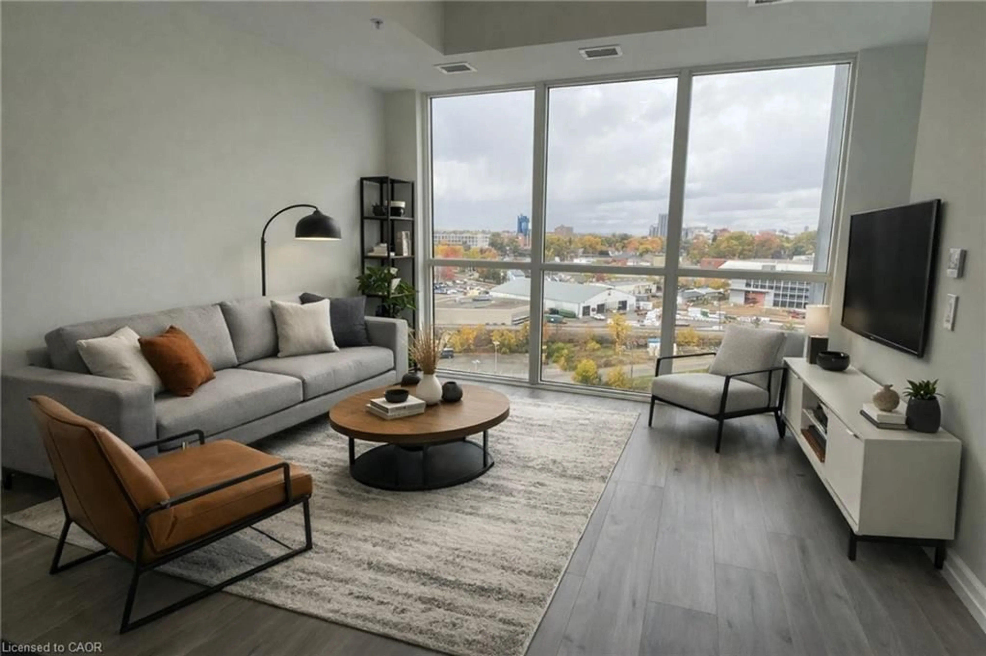 Living room with furniture, unknown for 108 Garment St #1110, Kitchener Ontario N2G 0E2