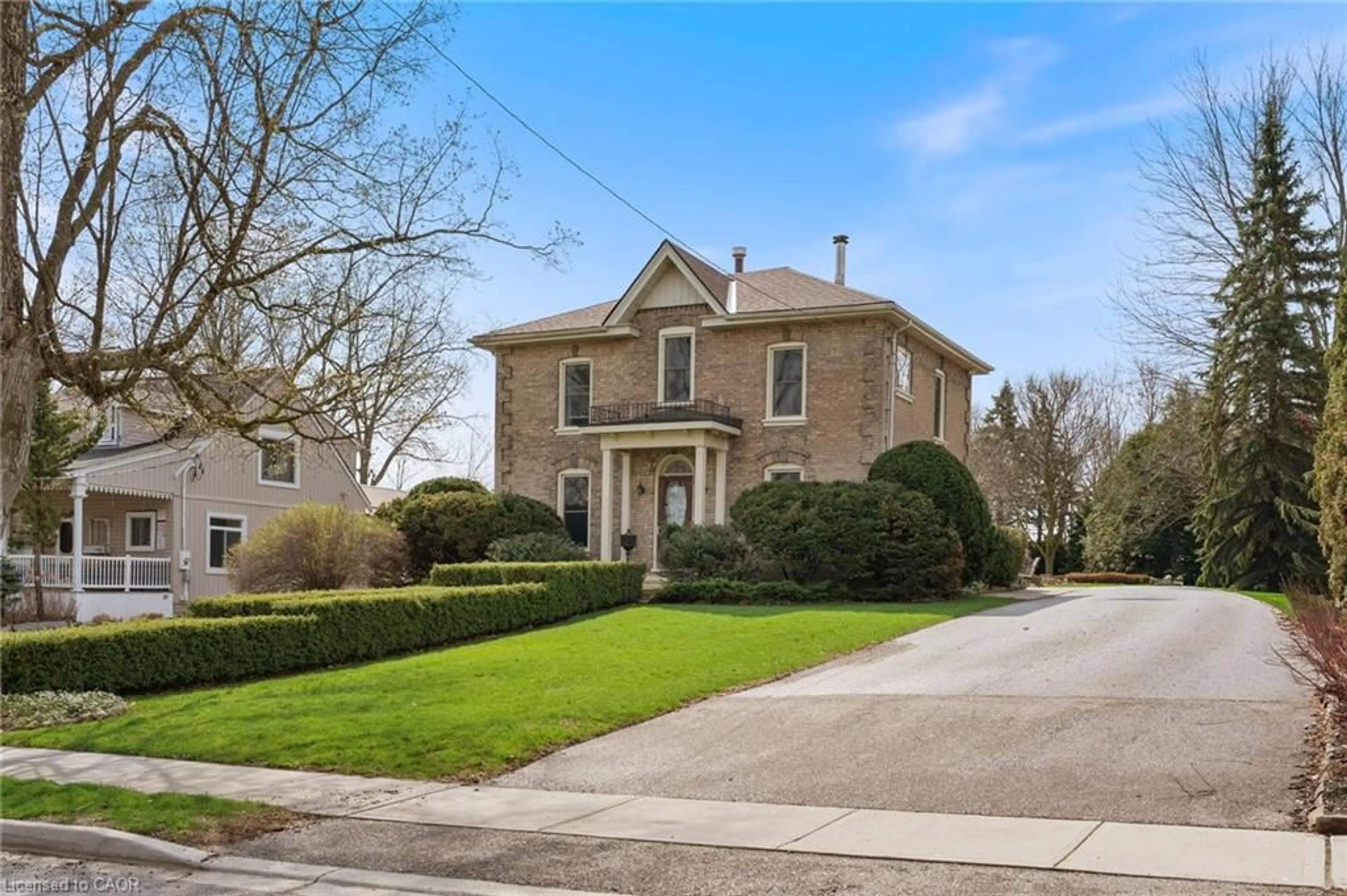 Home with brick exterior material, street for 48 Temperance St, Waterford Ontario N0E 1Y0