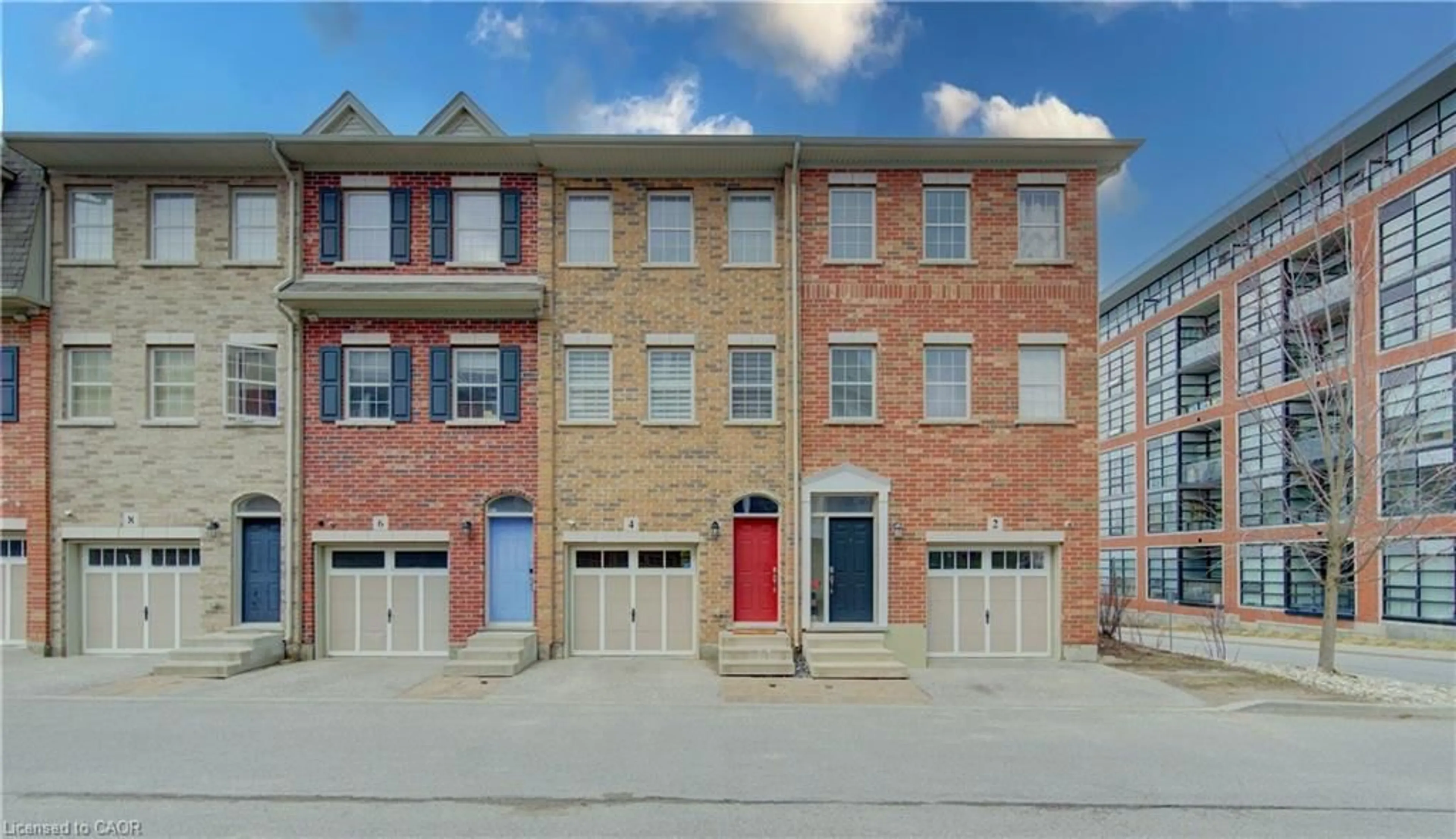 Home with brick exterior material, street for 4 Whitehaven Lane, Kitchener Ontario N2H 0B3
