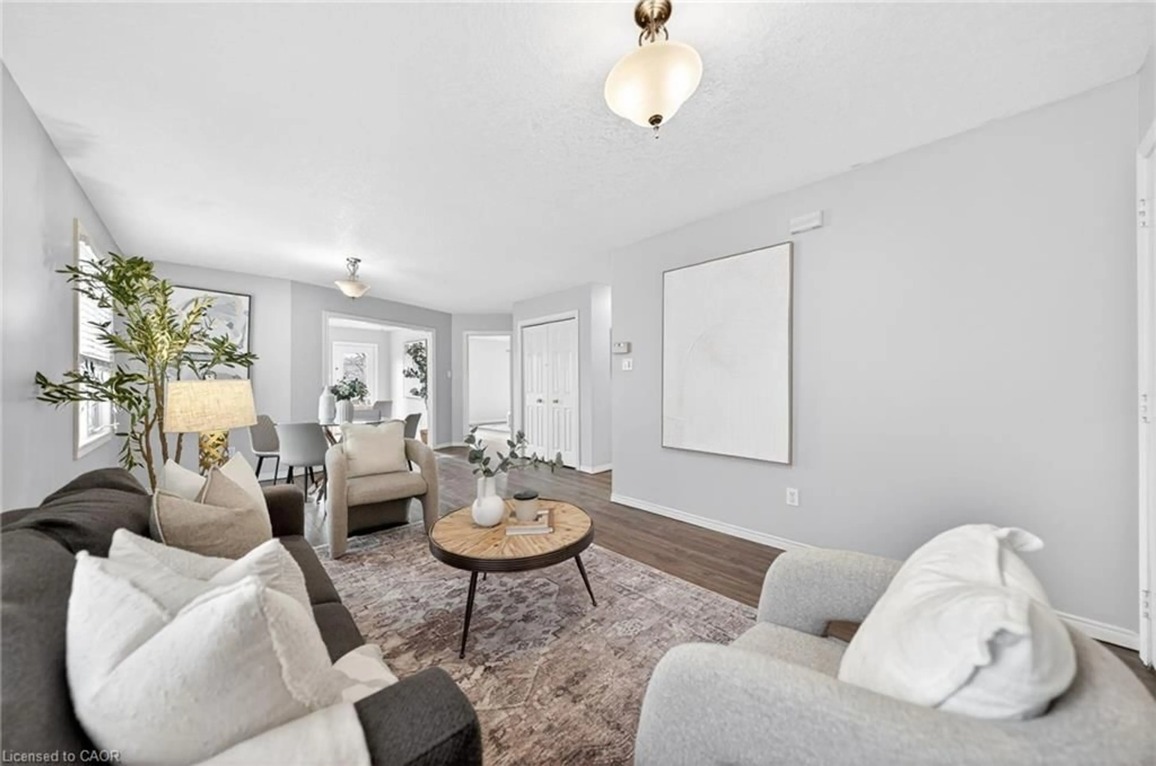 Living room with furniture, unknown for 24 Stanmore Ave, Kitchener Ontario N2B 3W2