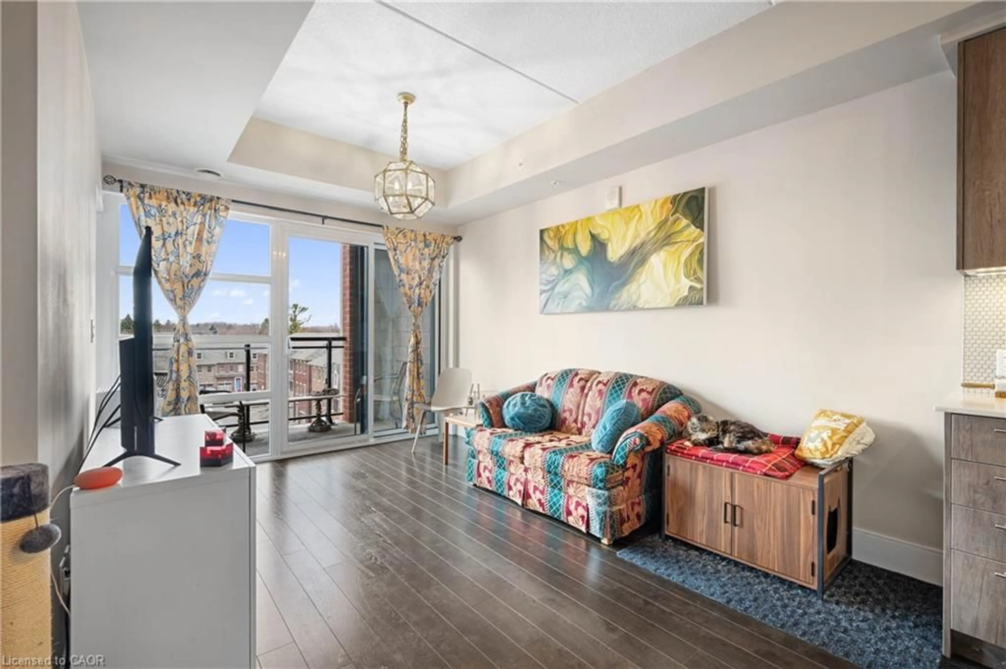 Living room with furniture, unknown for 15 Prince Albert Blvd #507, Kitchener Ontario N2H 0C2