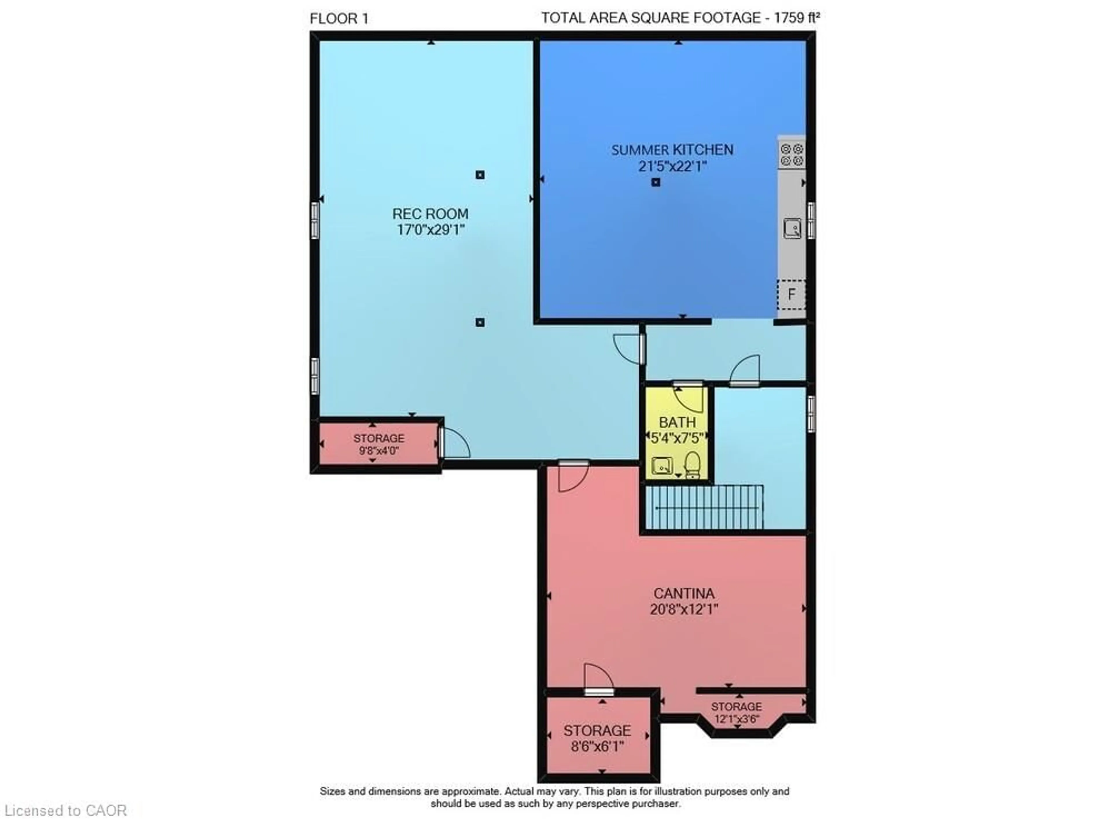 Floor plan for 18 Bellstone Lane, Mount Hope Ontario L0R 1W0