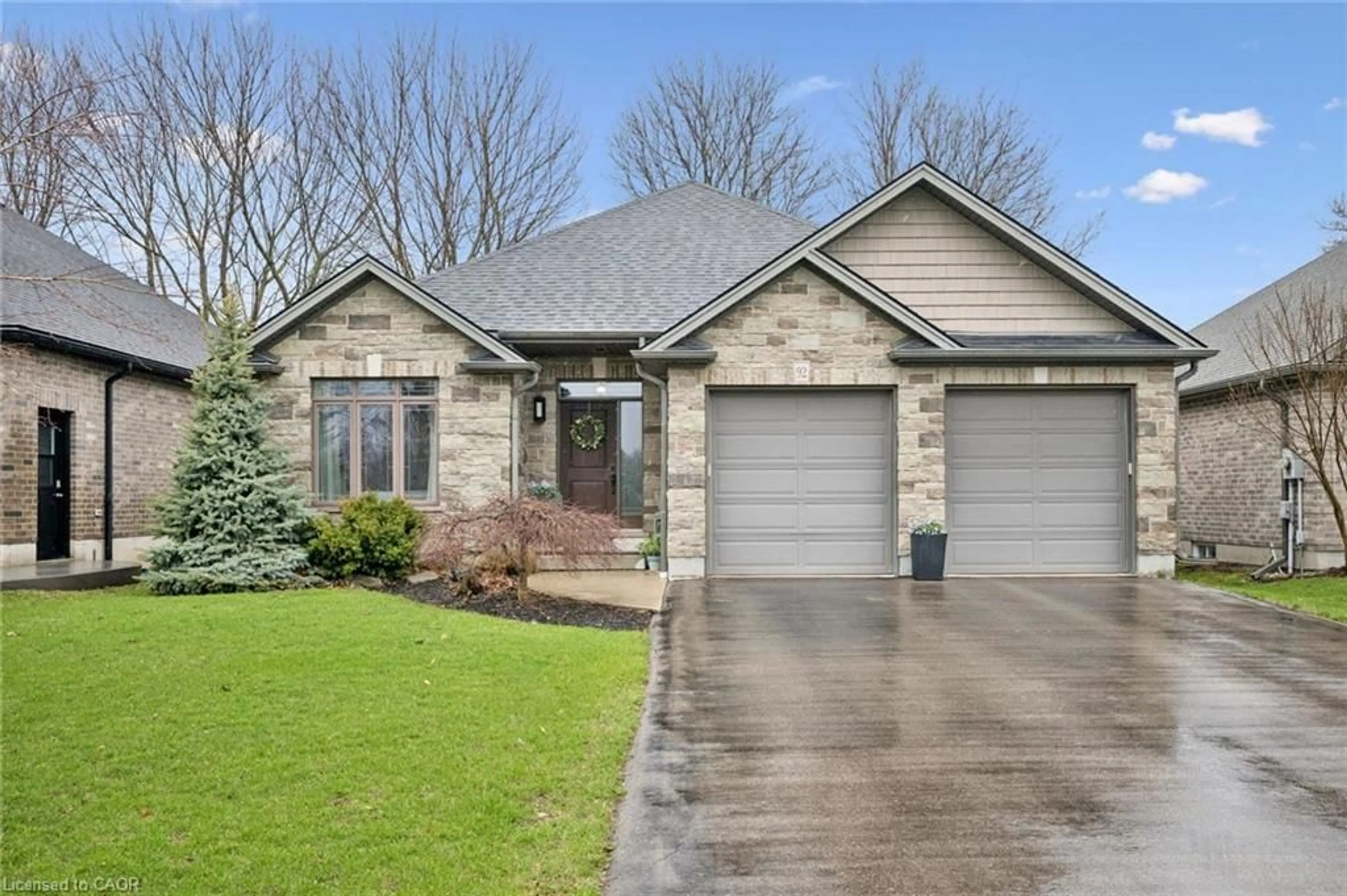 Home with brick exterior material, street for 92 Jacob St, East Zorra Tavistock Ontario N0B 2R0