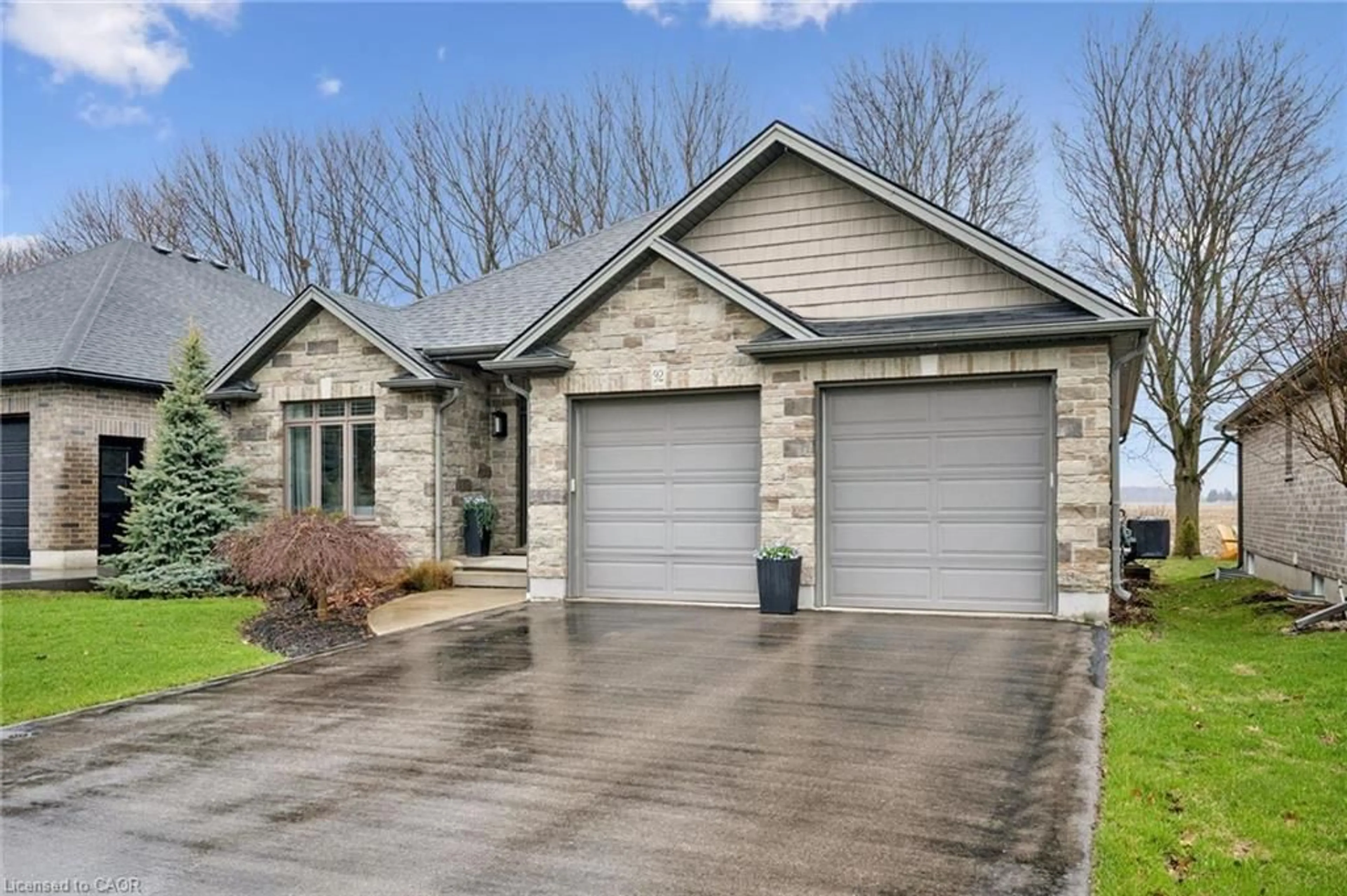 Home with brick exterior material, street for 92 Jacob St, East Zorra Tavistock Ontario N0B 2R0