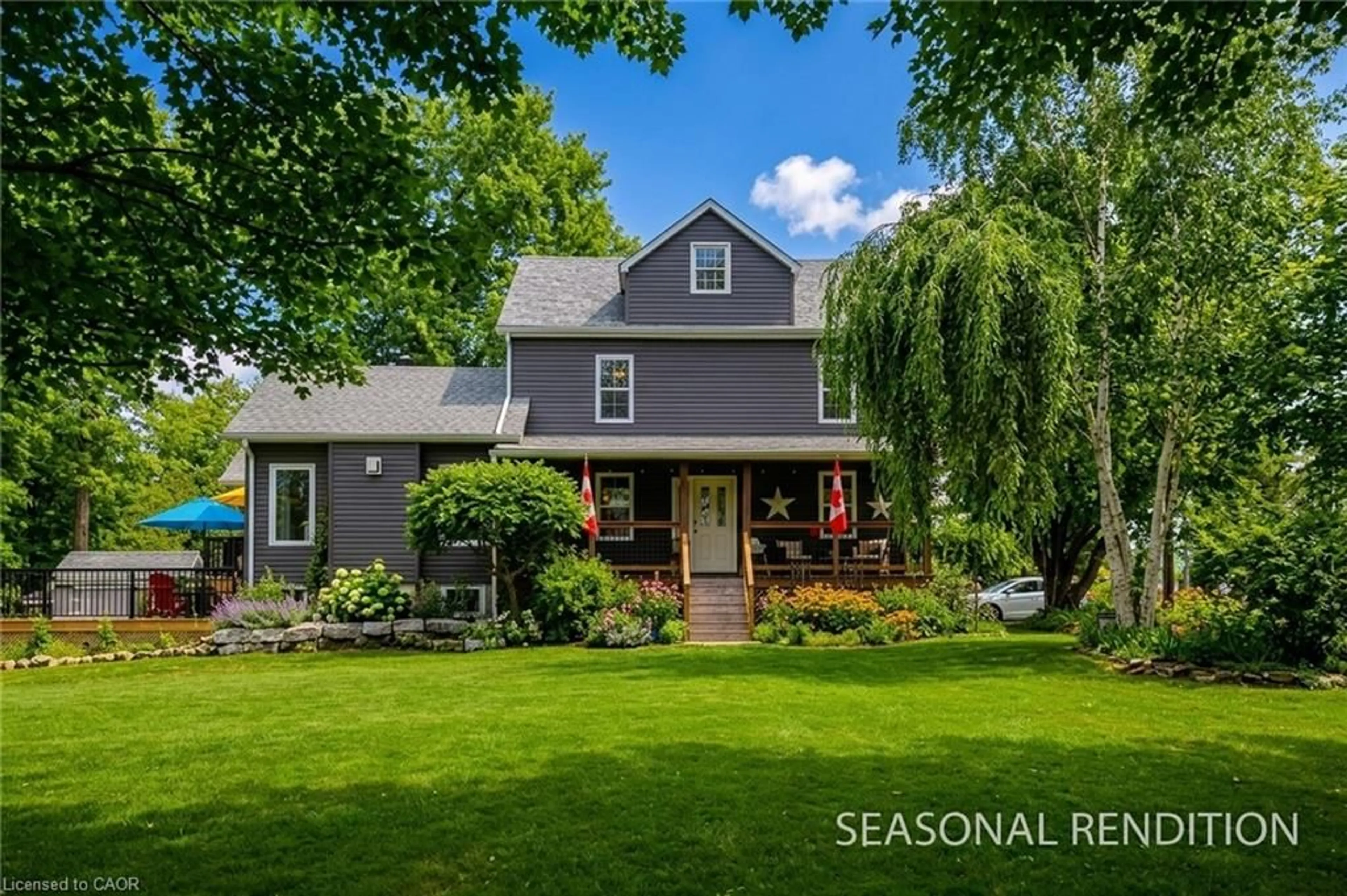 Home with vinyl exterior material, street for 466 Weir Rd, Troy Ontario L0R 2B0