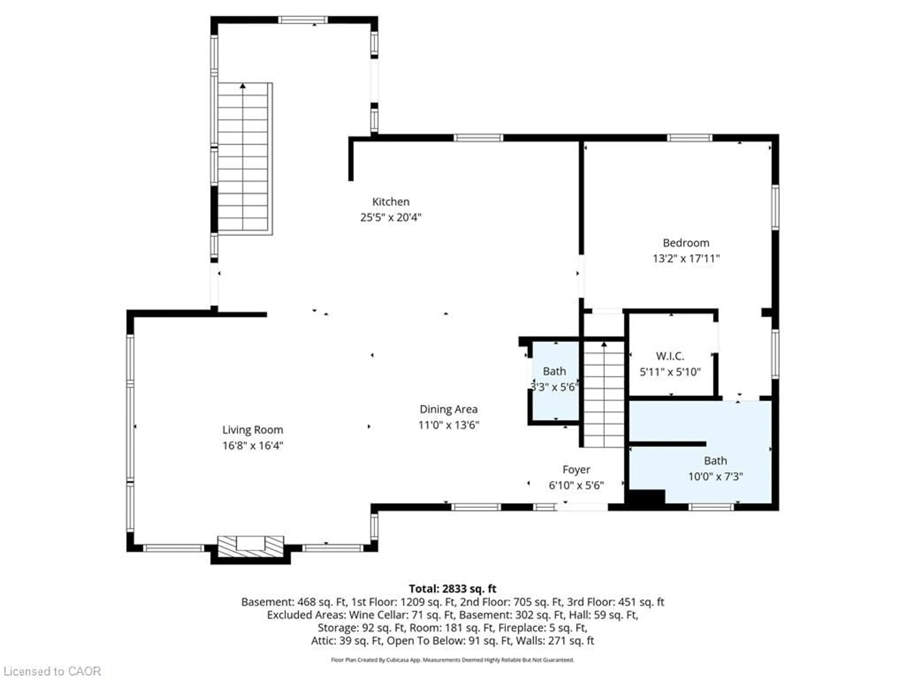 Floor plan for 466 Weir Rd, Troy Ontario L0R 2B0