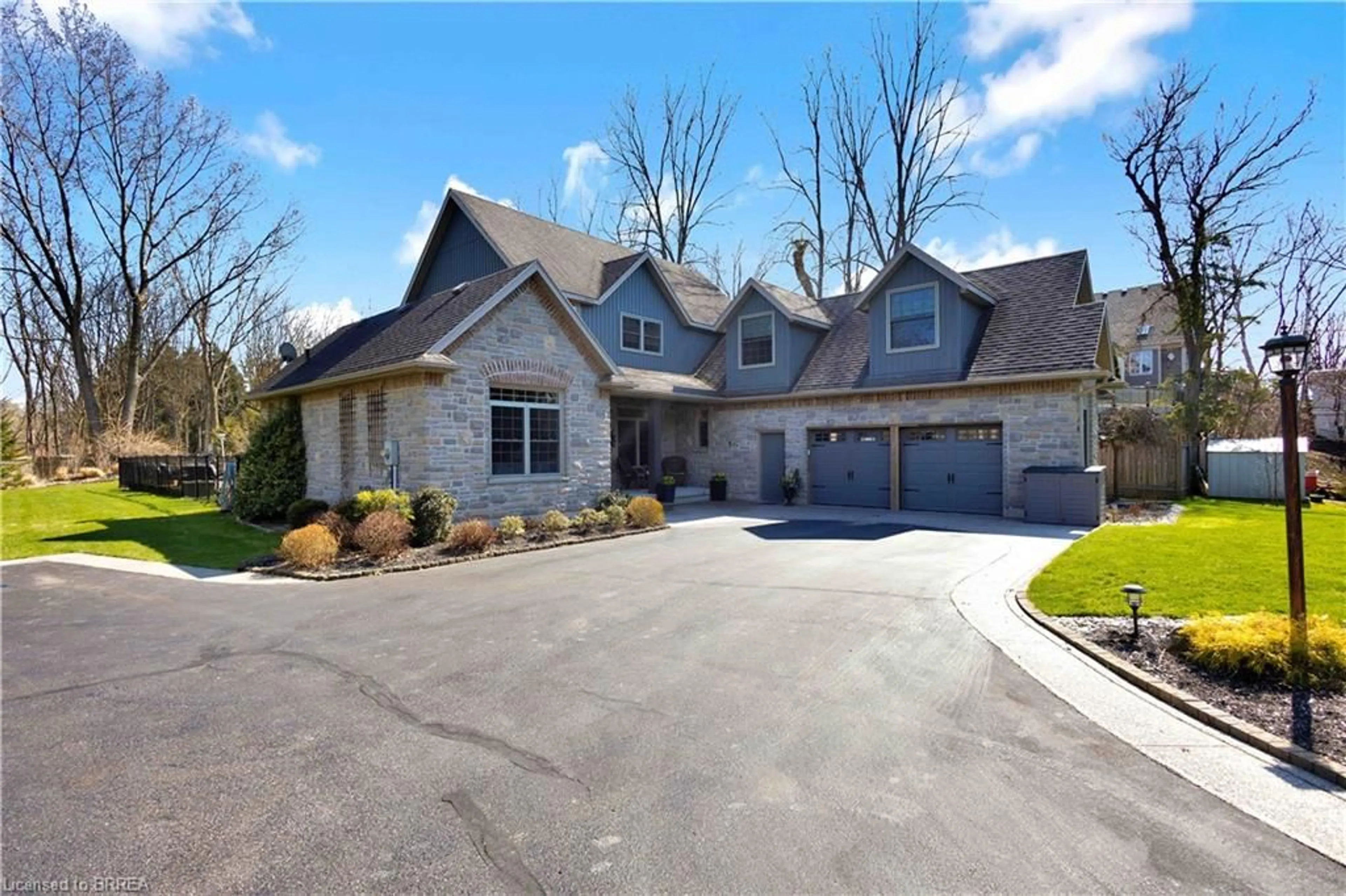 Home with brick exterior material, street for 38 Silver Lake Dr, Port Dover Ontario N0A 1N6