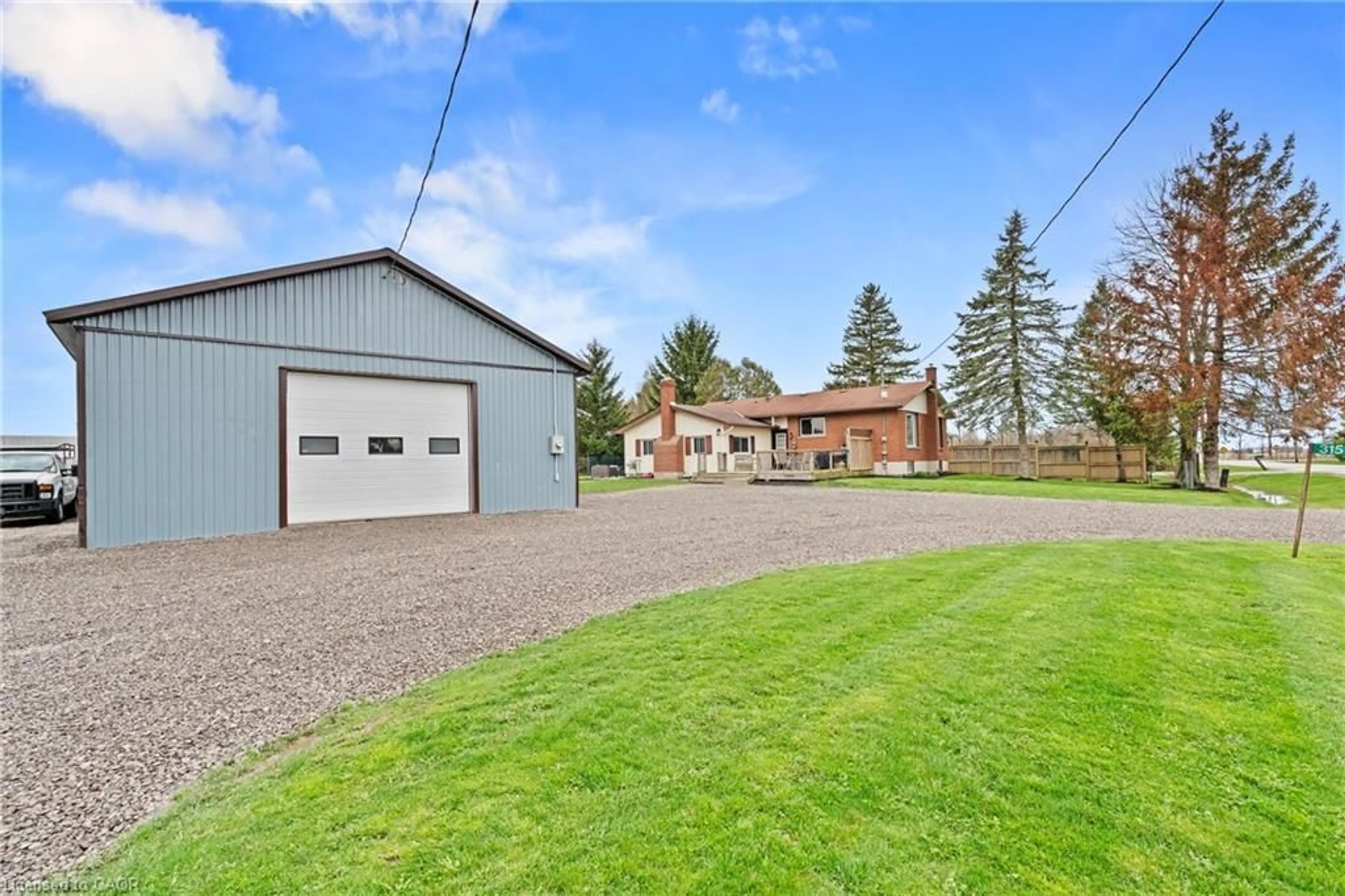 A pic from outside/outdoor area/front of a property/back of a property/a pic from drone, unknown for 315 Mclaughlin Rd, Dunnville Ontario N1A 2W7