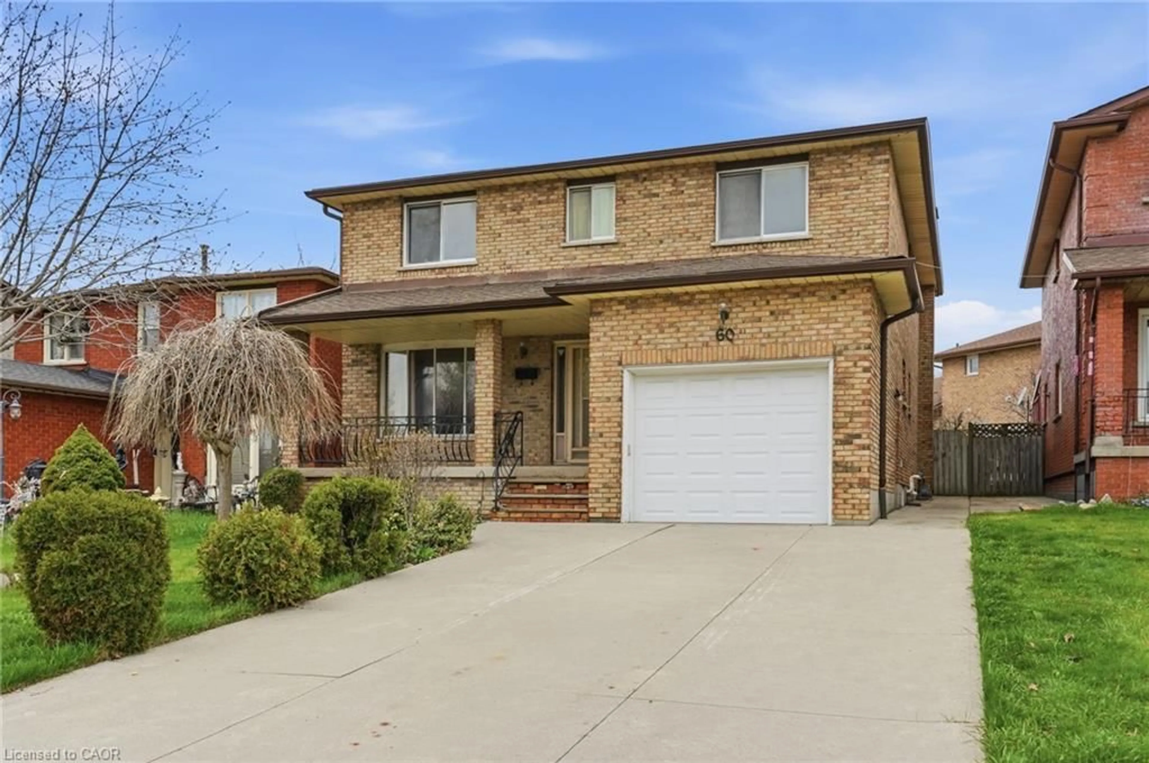 Home with brick exterior material, street for 60 Rexford Dr, Hamilton Ontario L8W 2L9