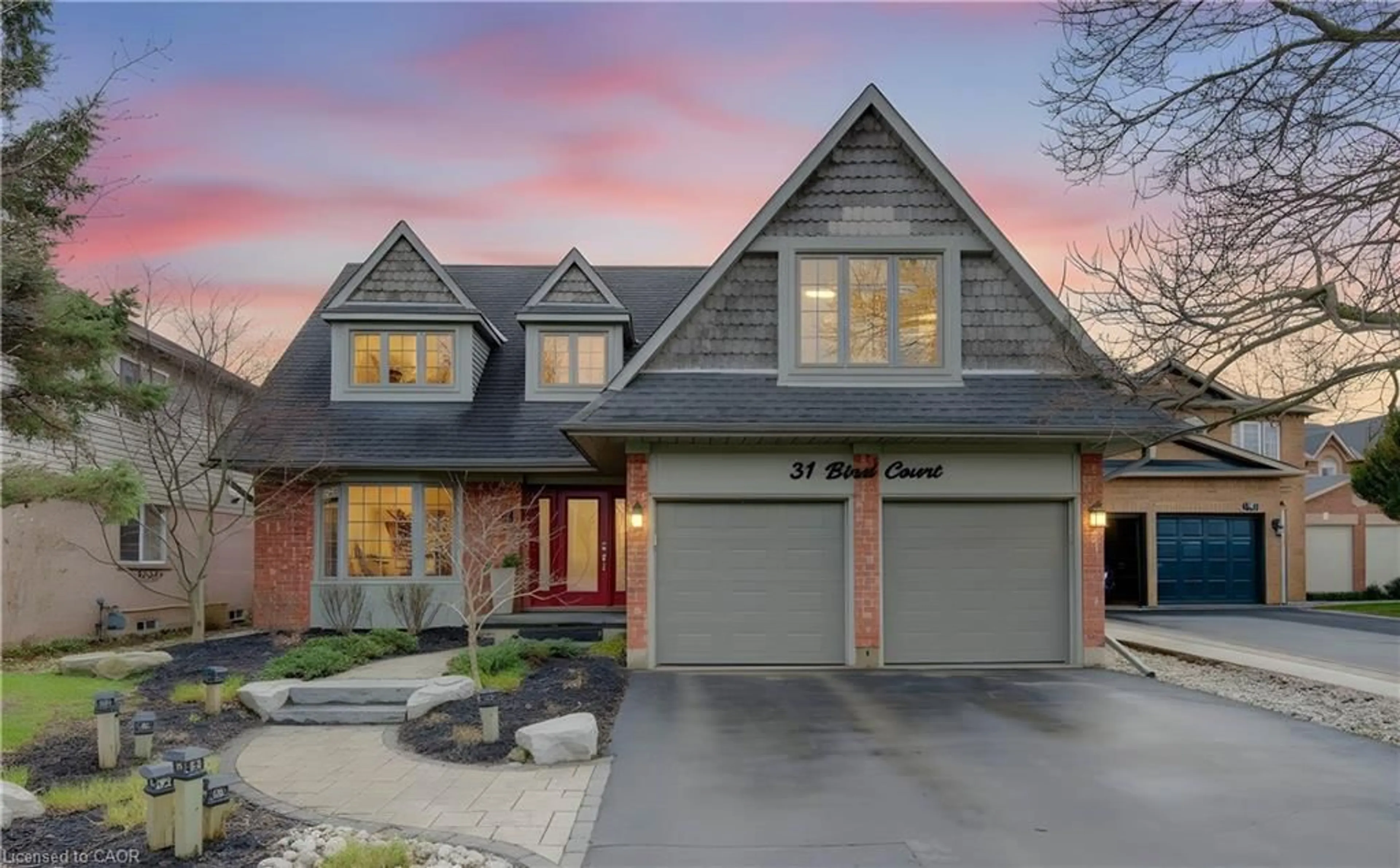 Home with brick exterior material, street for 31 Bird Crt, Cambridge Ontario N1T 1V6