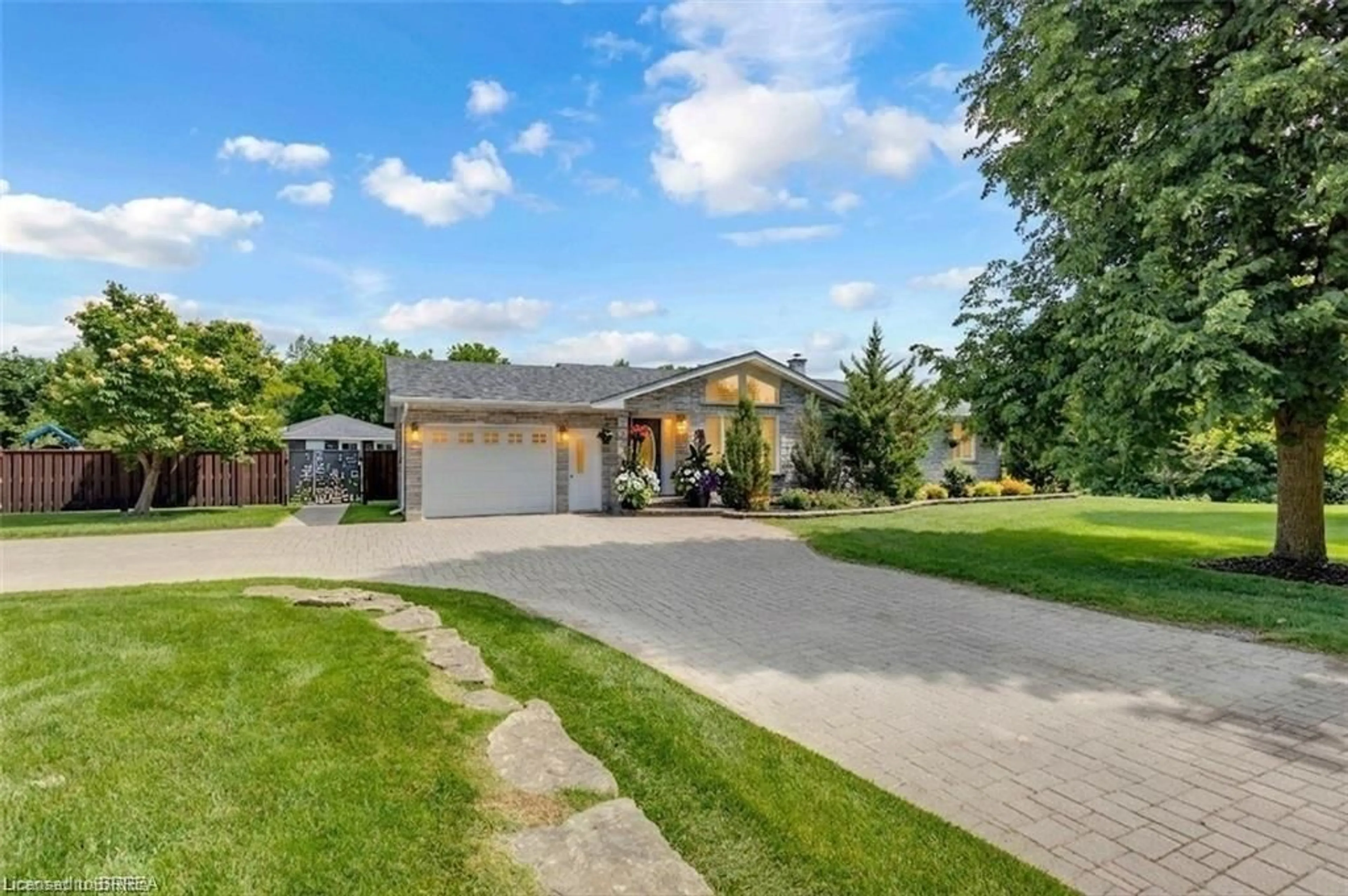 A pic from outside/outdoor area/front of a property/back of a property/a pic from drone, street for 16 Sixth Concession Rd, Burford Ontario N3R 0B8