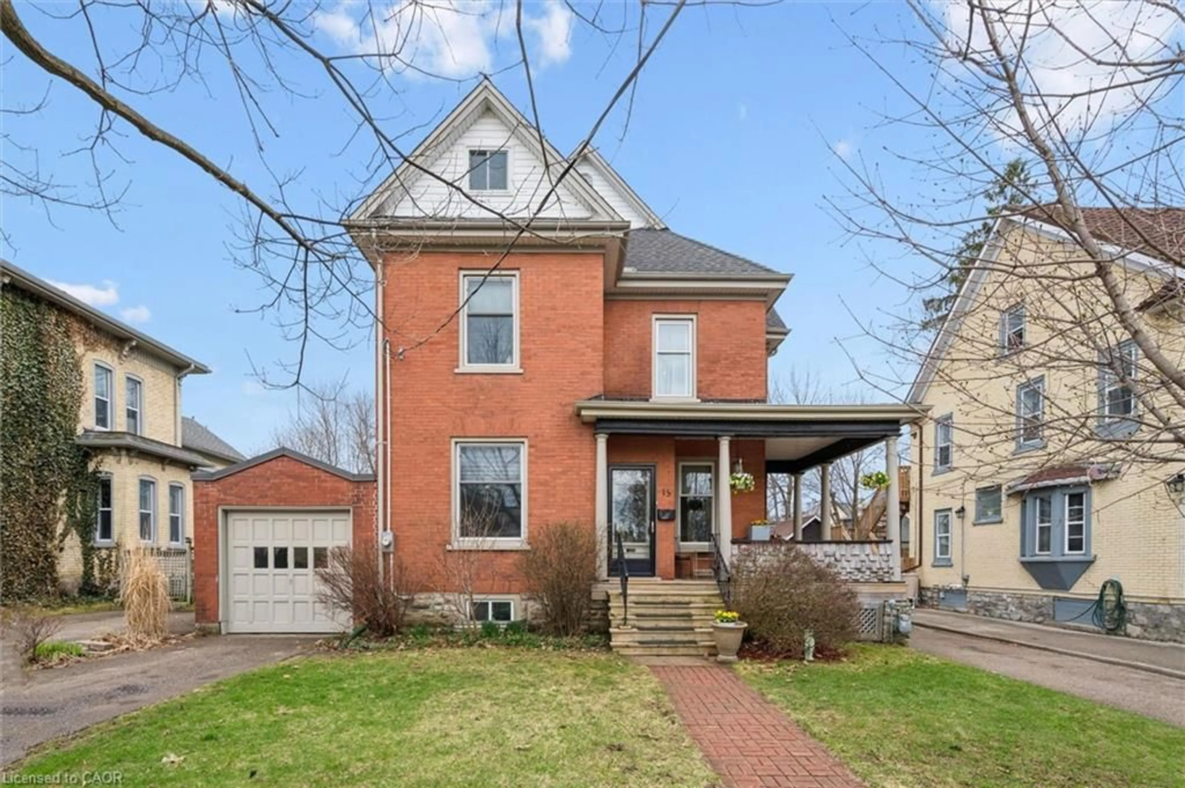 Home with brick exterior material, street for 15 Samuel St, Kitchener Ontario N2H 1N9