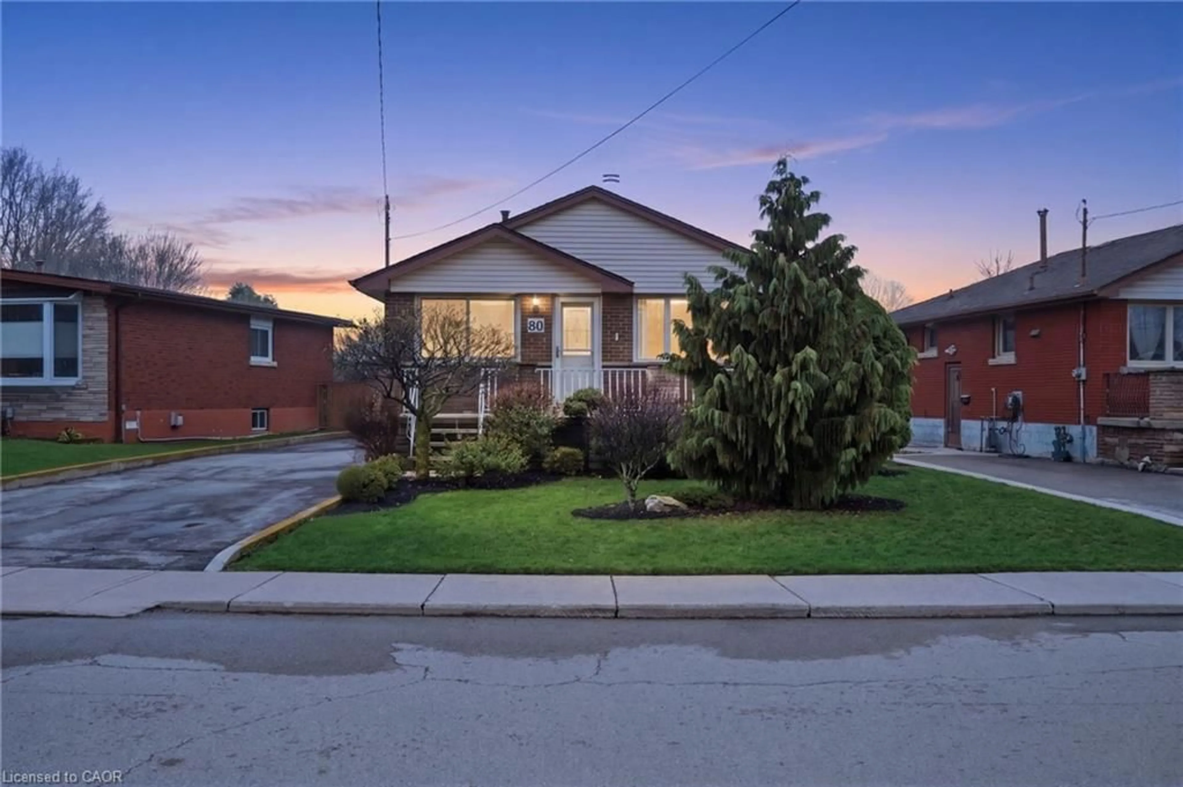 Home with brick exterior material, street for 80 Luscombe St, Hamilton Ontario L9A 2J8