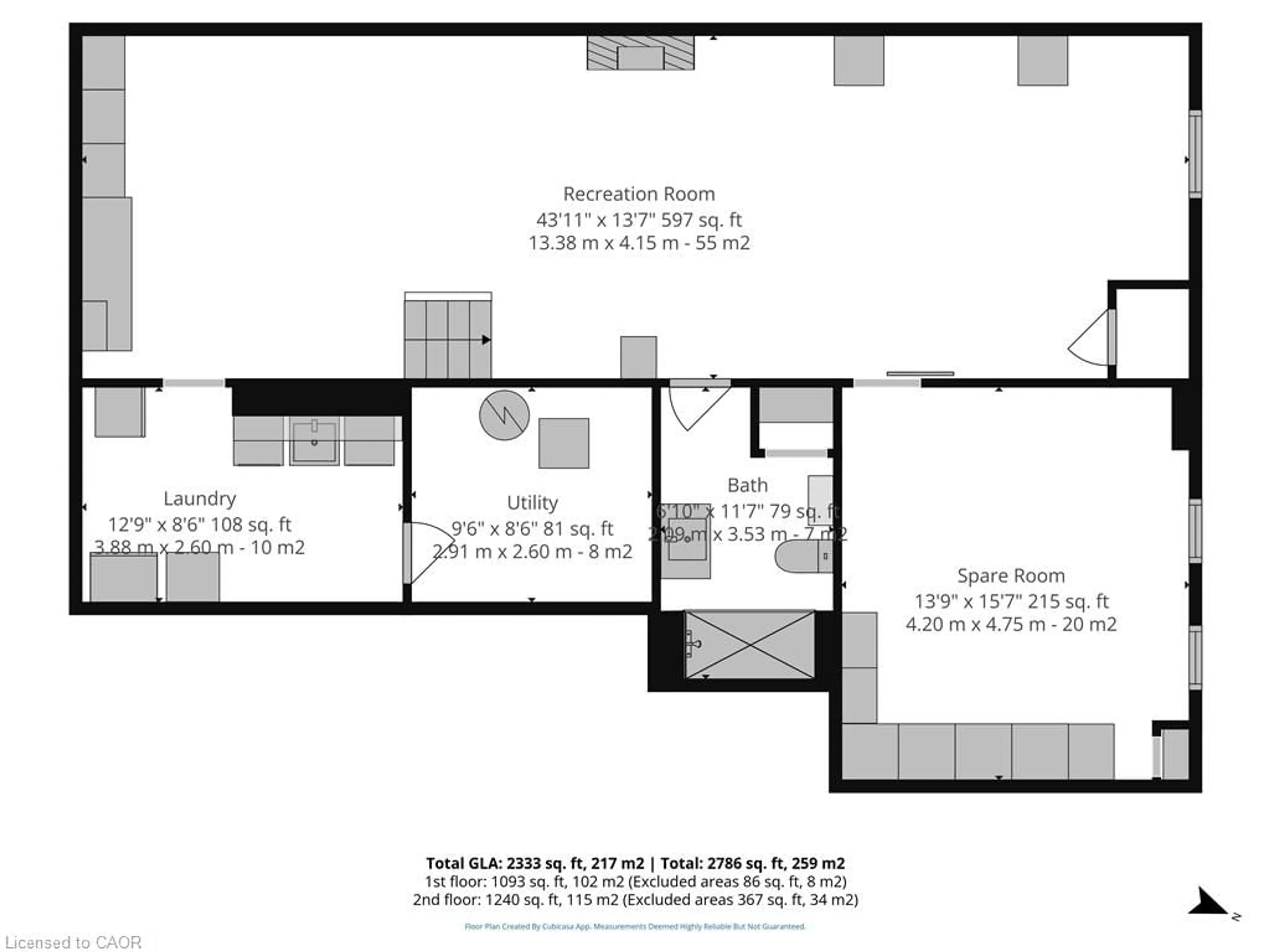 Floor plan for 70 Berkley Cres, Simcoe Ontario N3Y 2K5