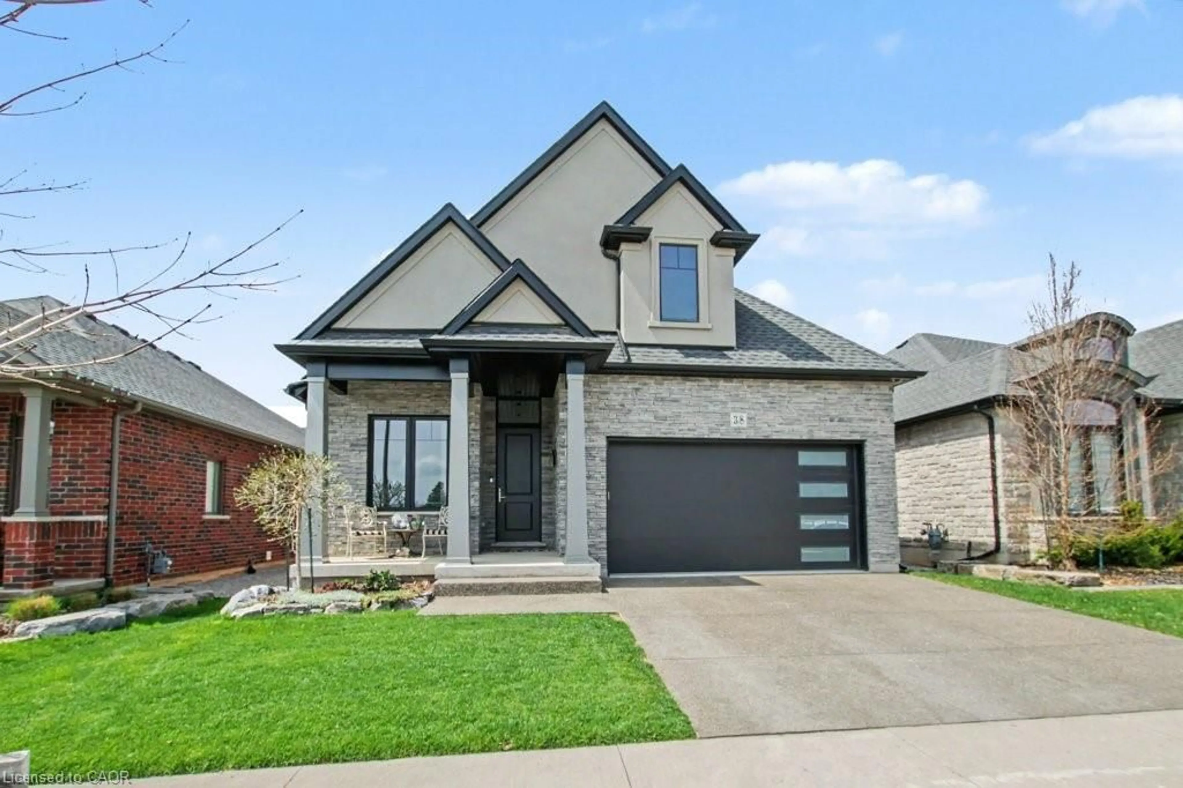 Home with brick exterior material, street for 38 Swan Ave, Fonthill Ontario L0S 1E6