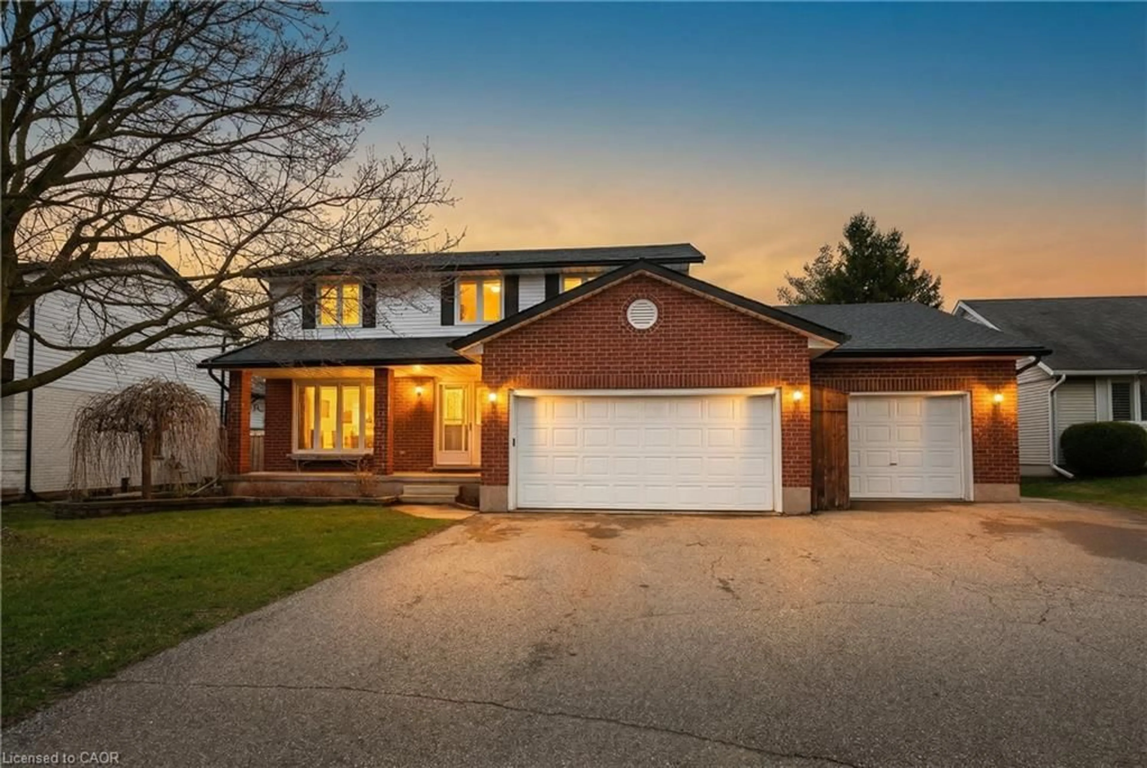 Home with brick exterior material, street for 1445 Mannheim Rd, Mannheim Ontario N0B 2H0