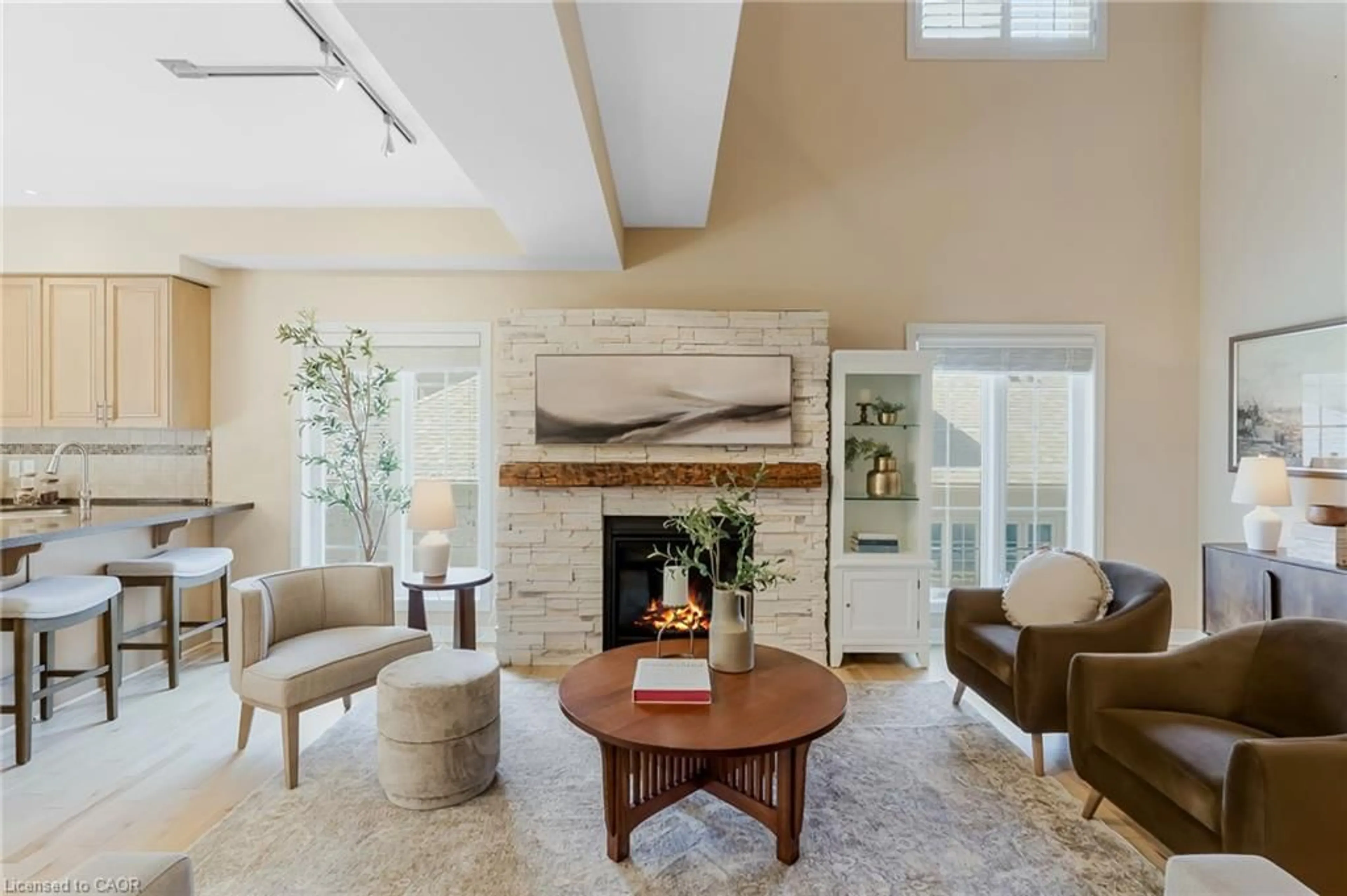 Living room with furniture, unknown for 227 Chestnut Hill Cres, Kitchener Ontario N2P 2X3