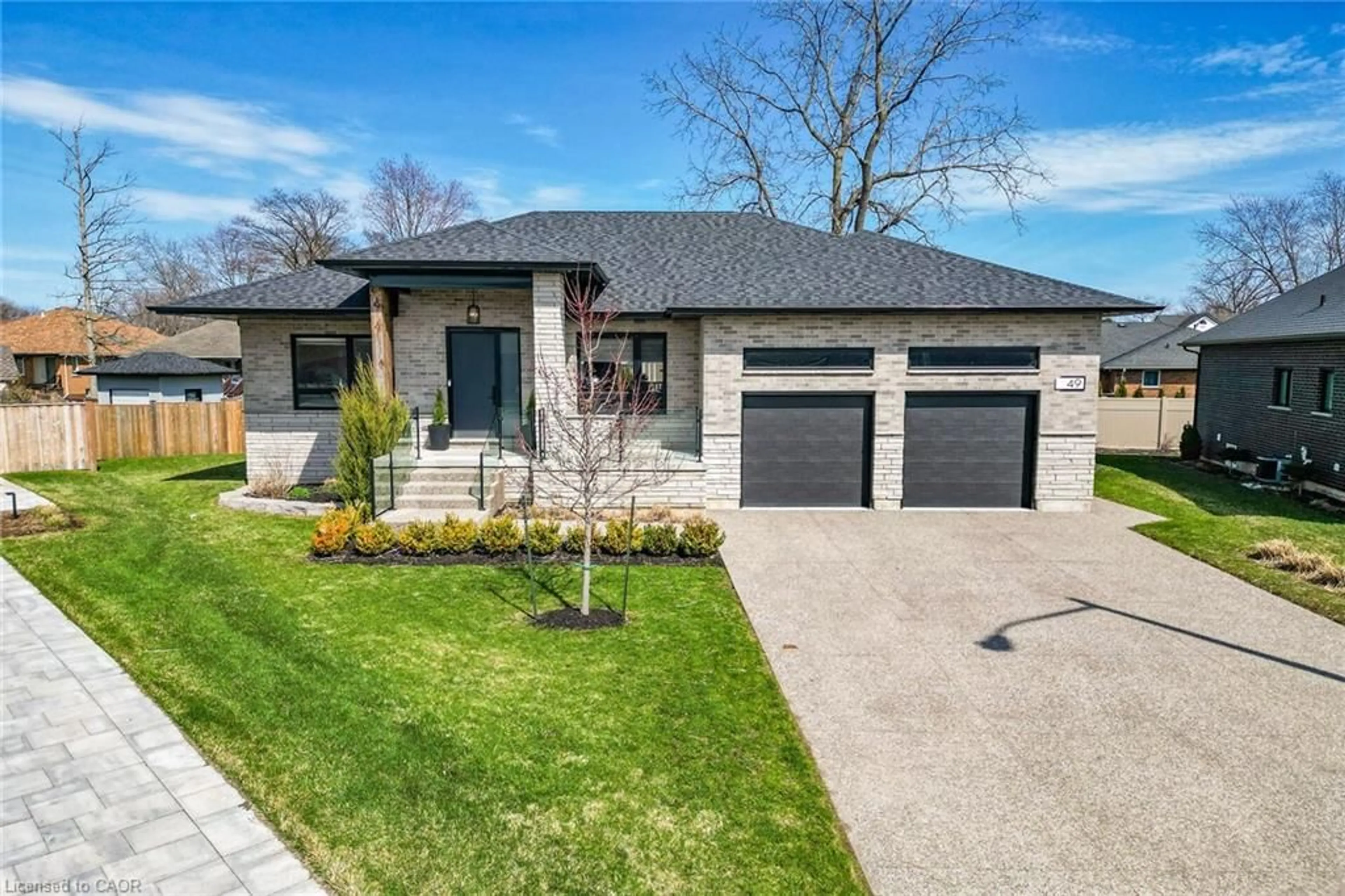 Home with brick exterior material, street for 49 Hickory Crt, Port Colborne Ontario L3K 0B2