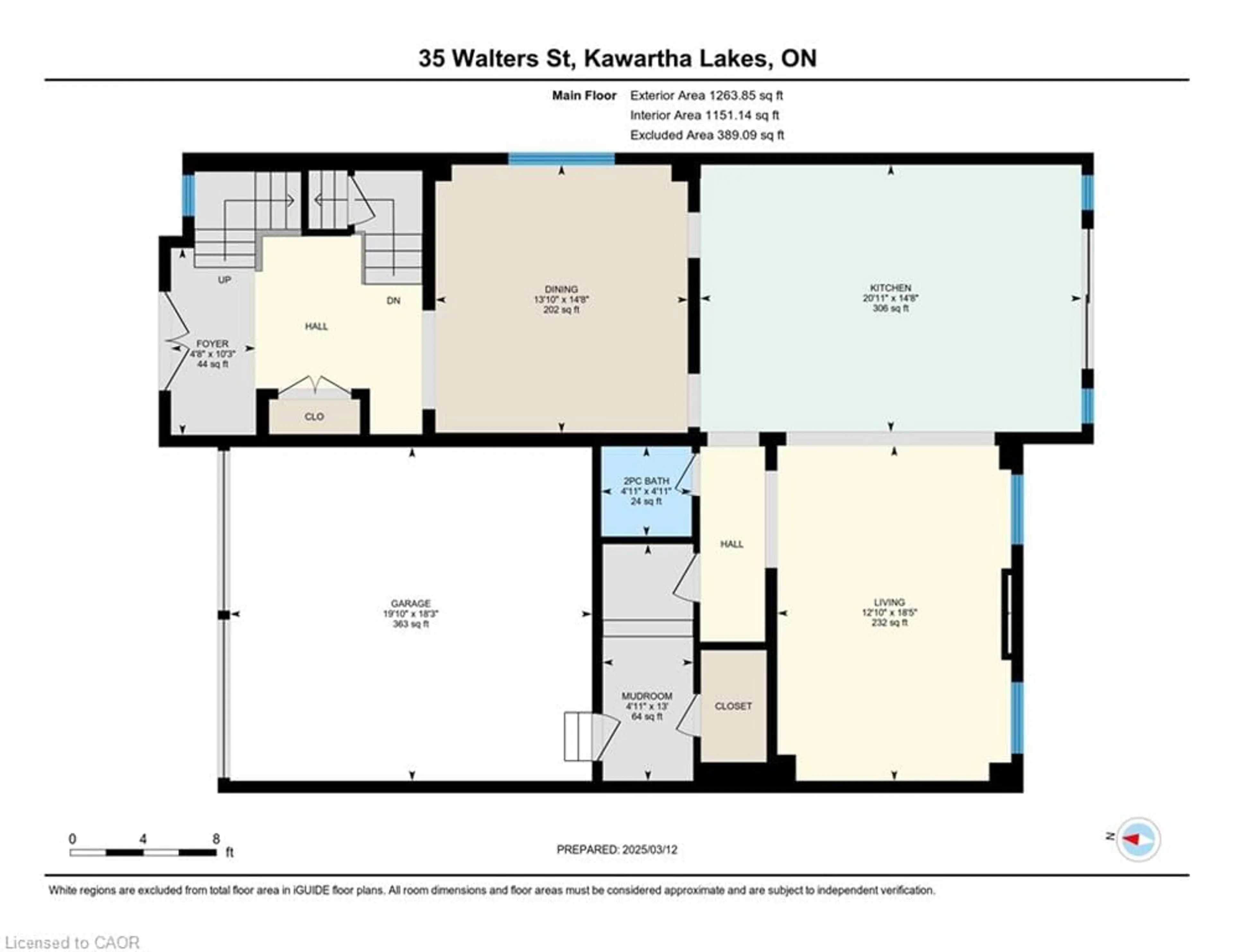 Floor plan for 35 Walters St, Lindsay Ontario K9V 0S2