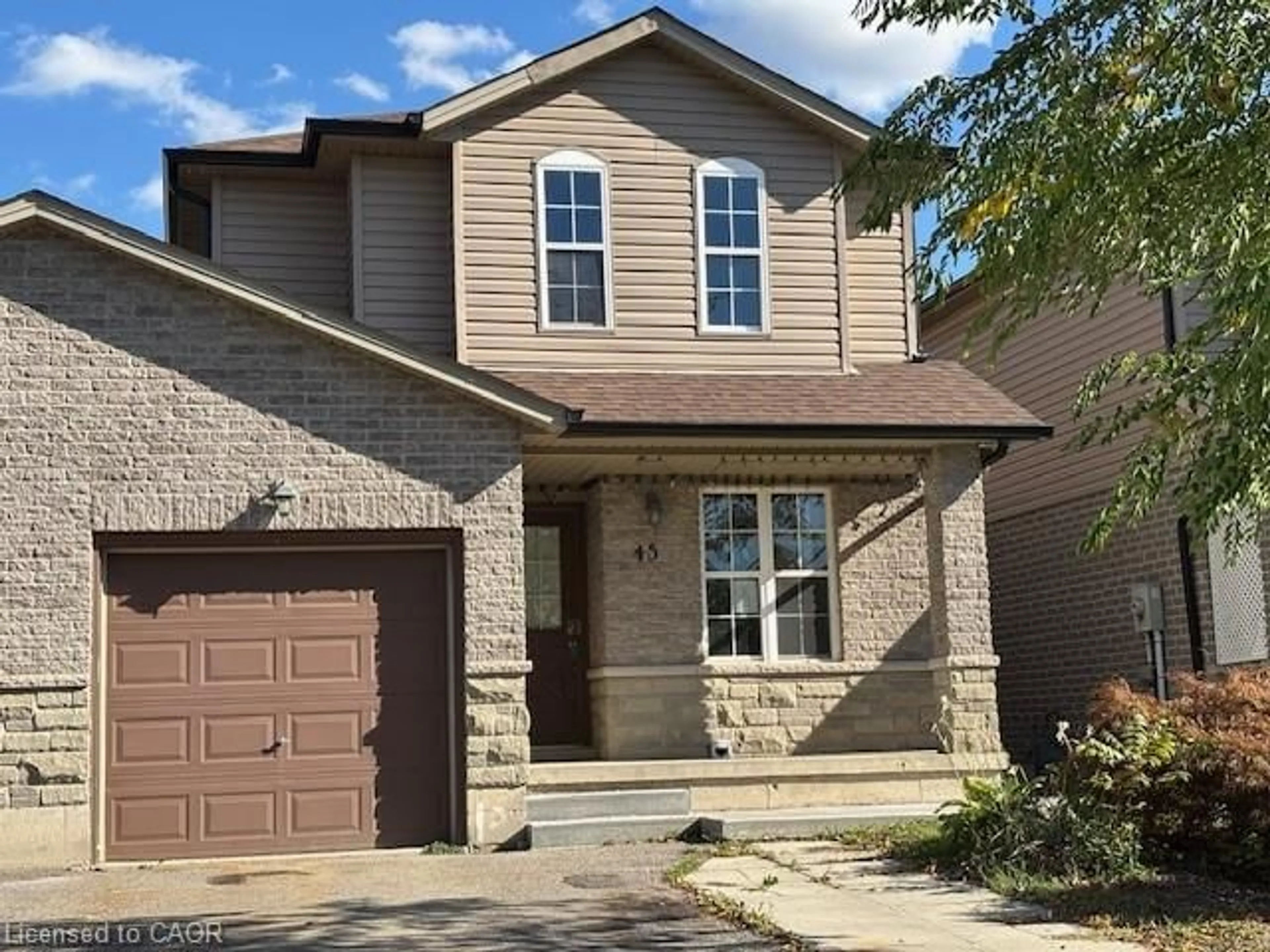 Home with brick exterior material, street for 45 Thames Way, Mount Hope Ontario L0R 1W0