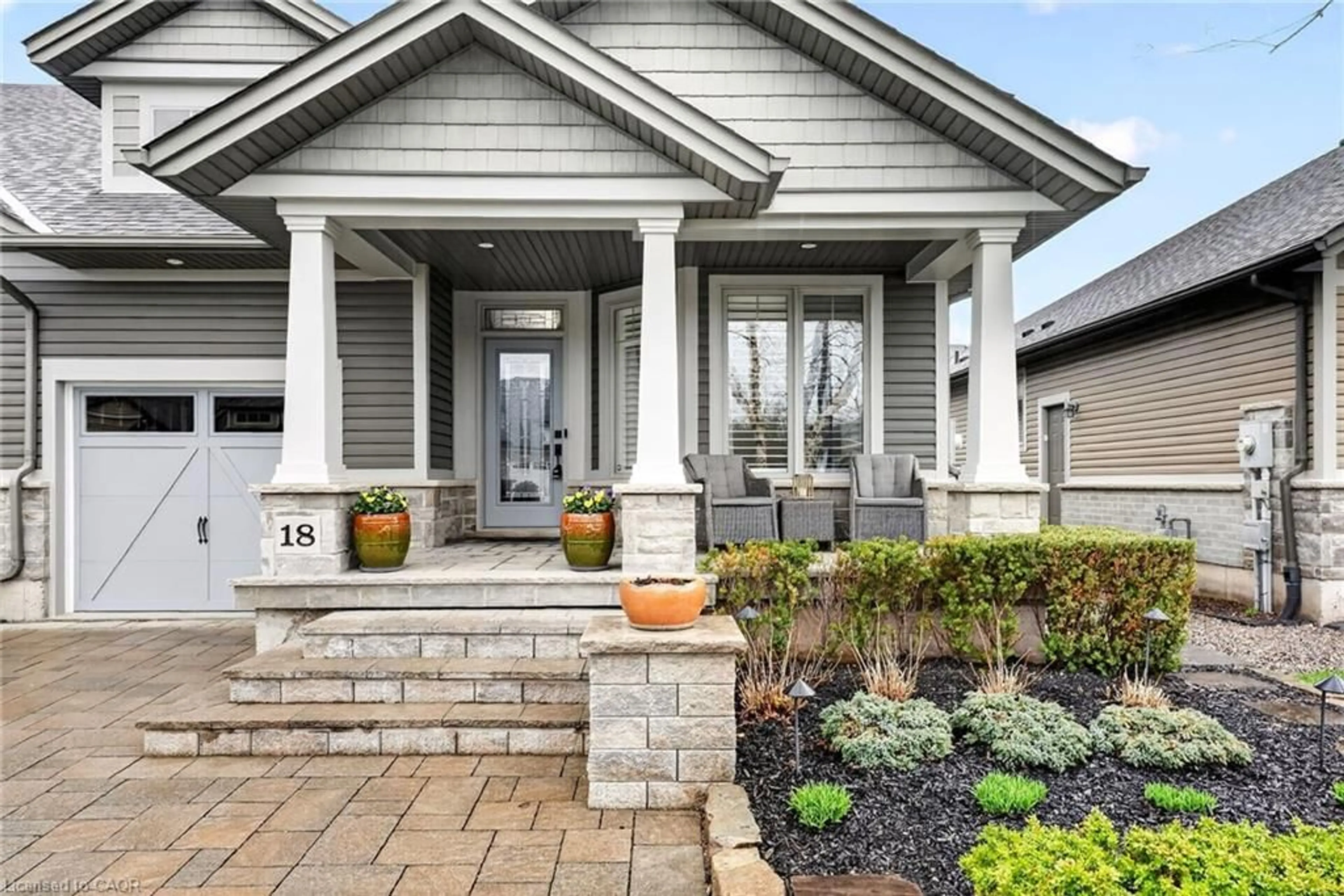 Home with brick exterior material, street for 18 Brookside Terr, Smithville Ontario L0R 2A0