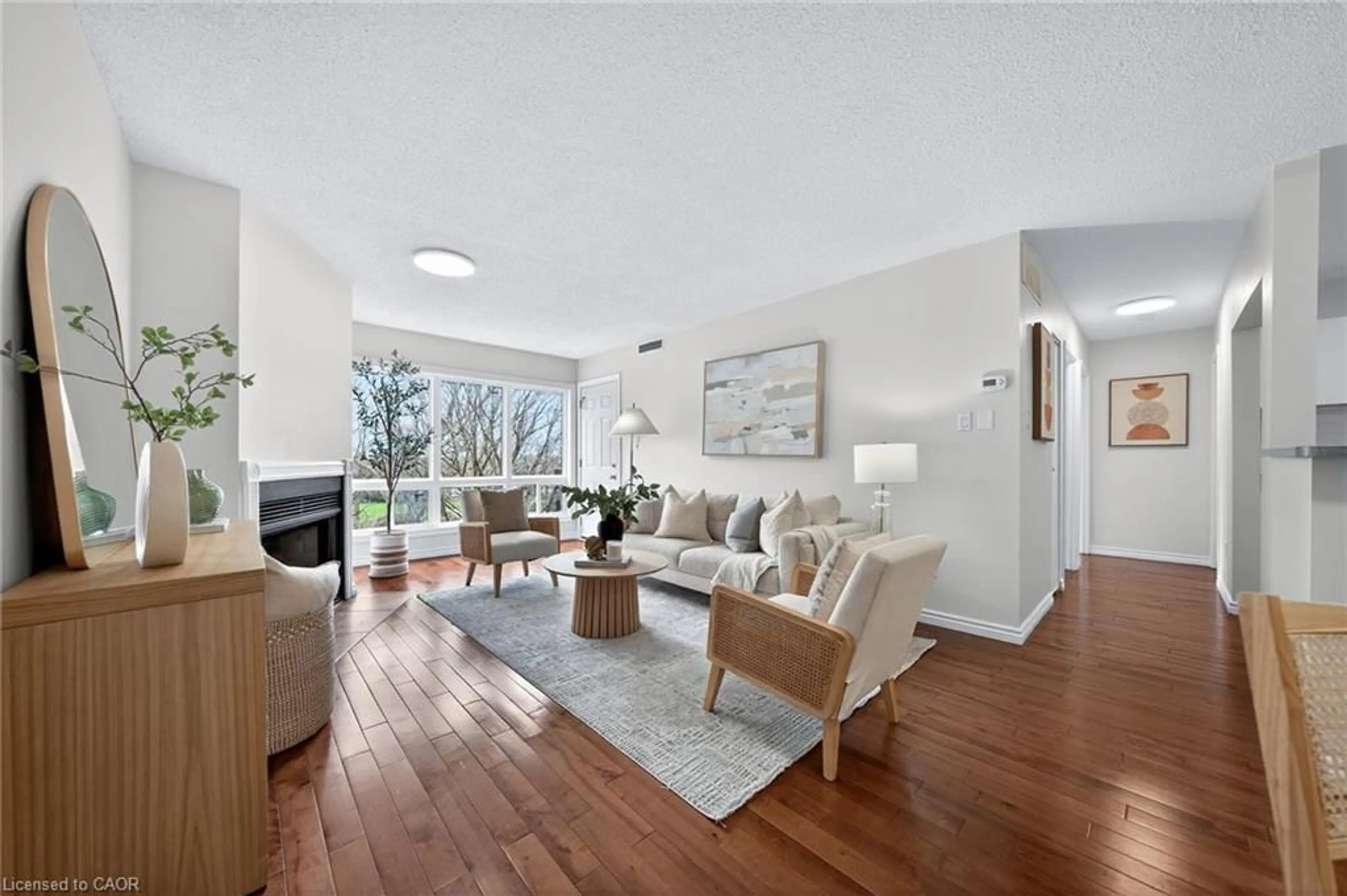 Living room with furniture, unknown for 15 Hofstetter Ave #406, Kitchener Ontario N2A 3Z7