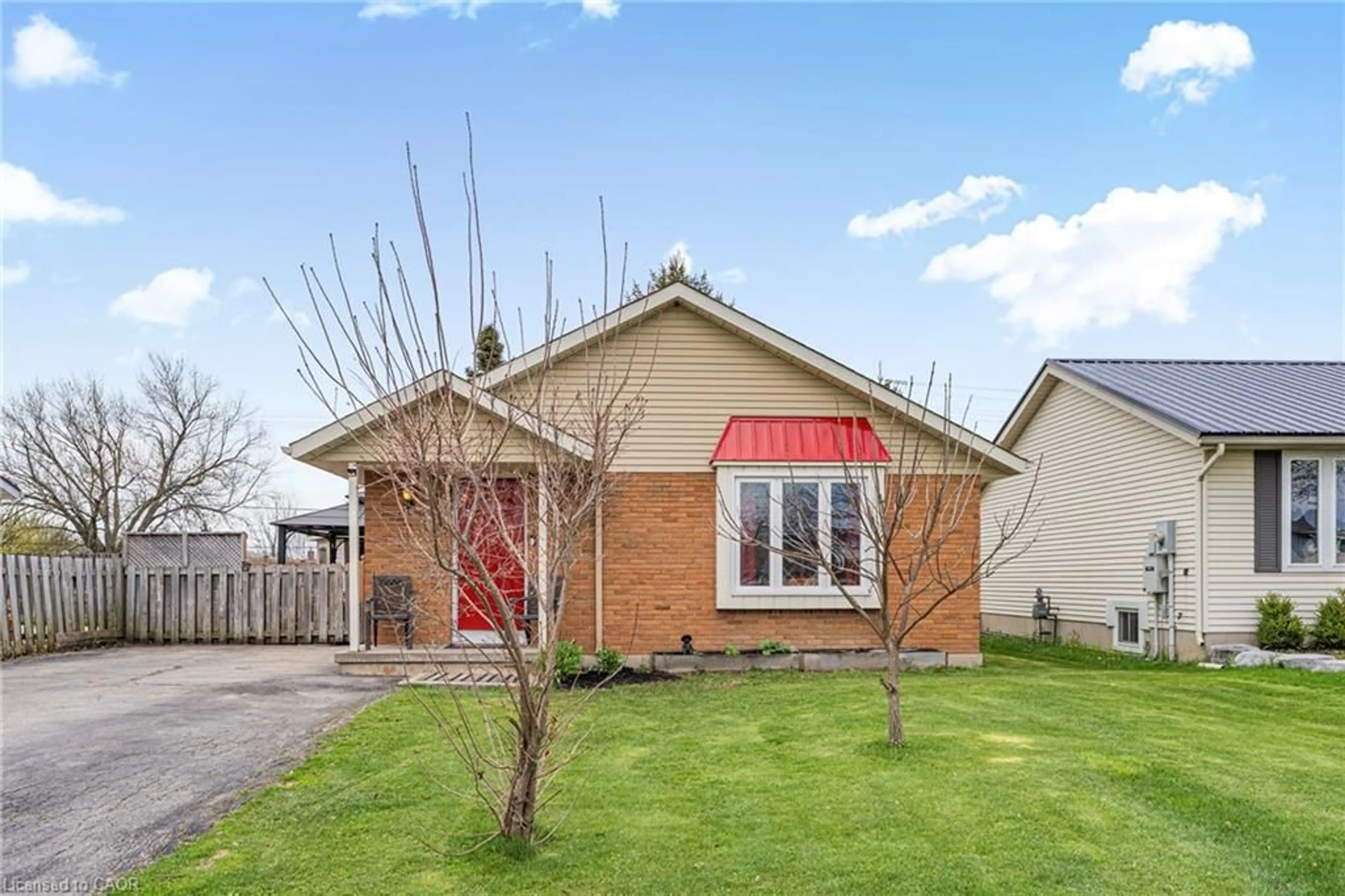 Home with brick exterior material, street for 8 Abbott Lane, Cayuga Ontario N0A 1E0